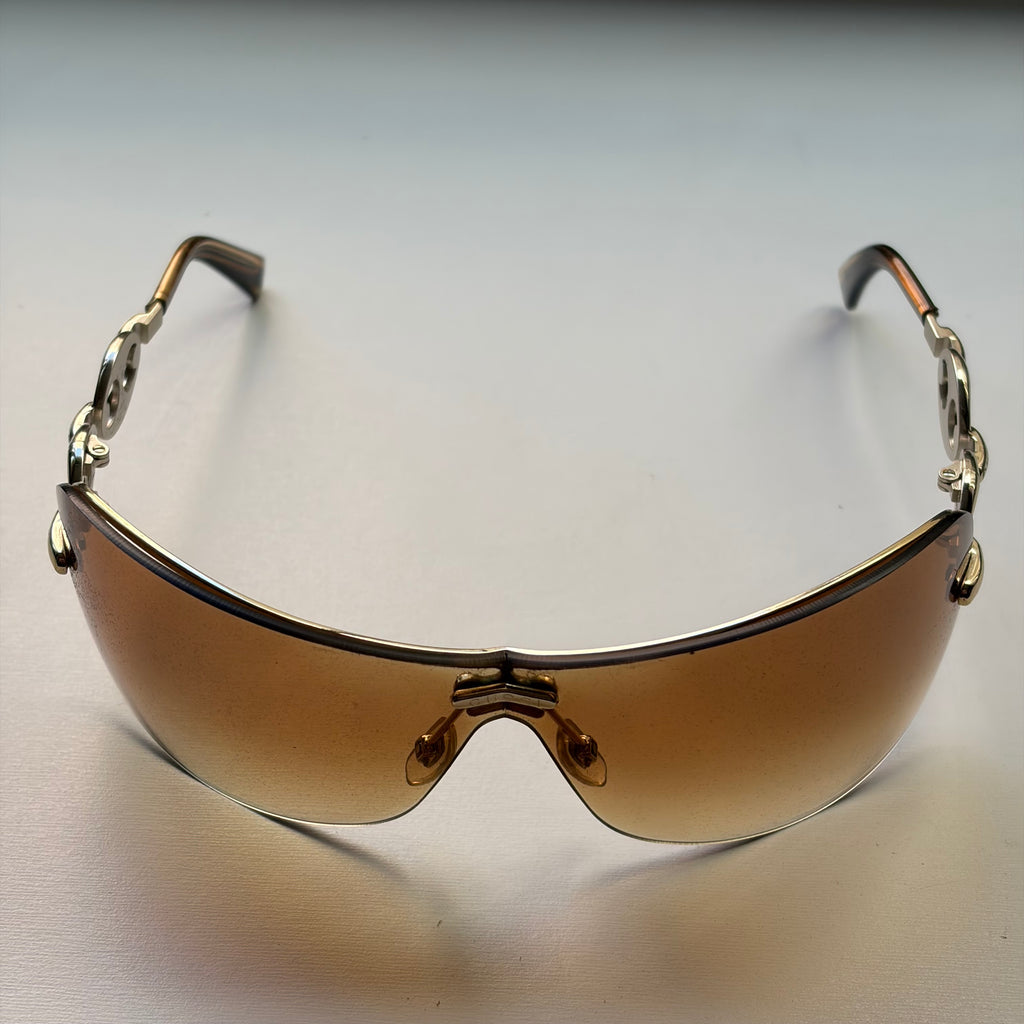 Gucci Chain Link Orange Sunglasses