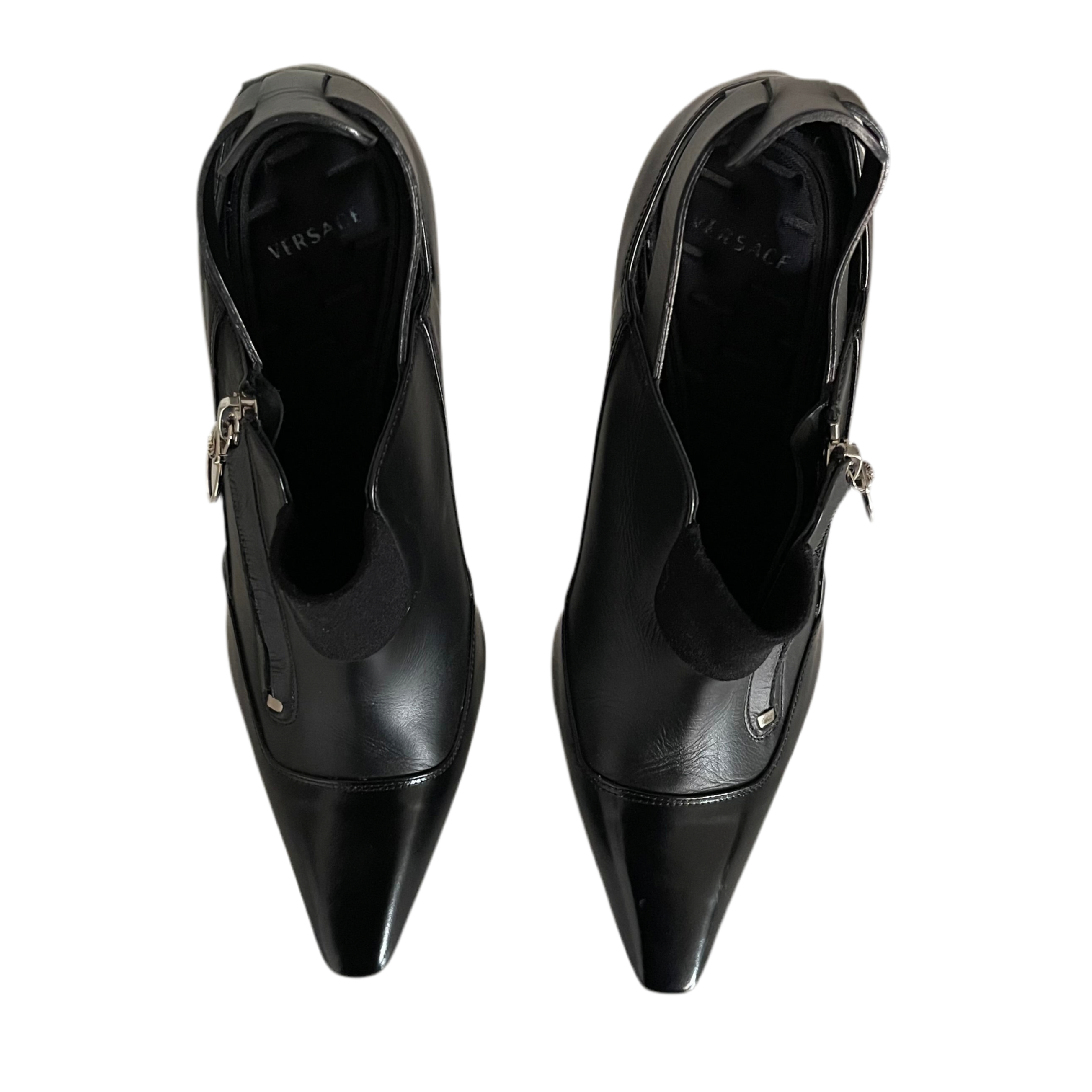 Versace Leather 2016 Runway Heels