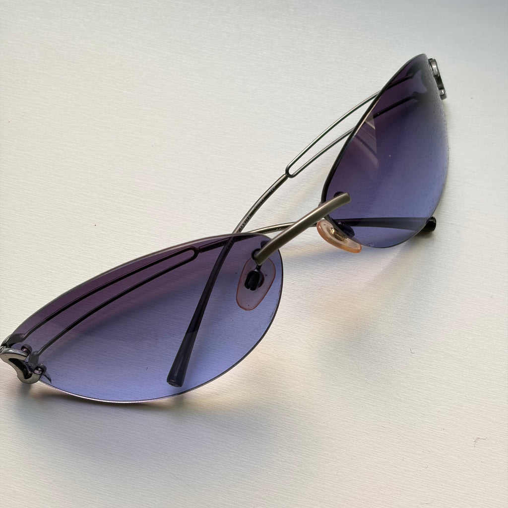 Chanel 2000s 4049 Purple Sunglasses
