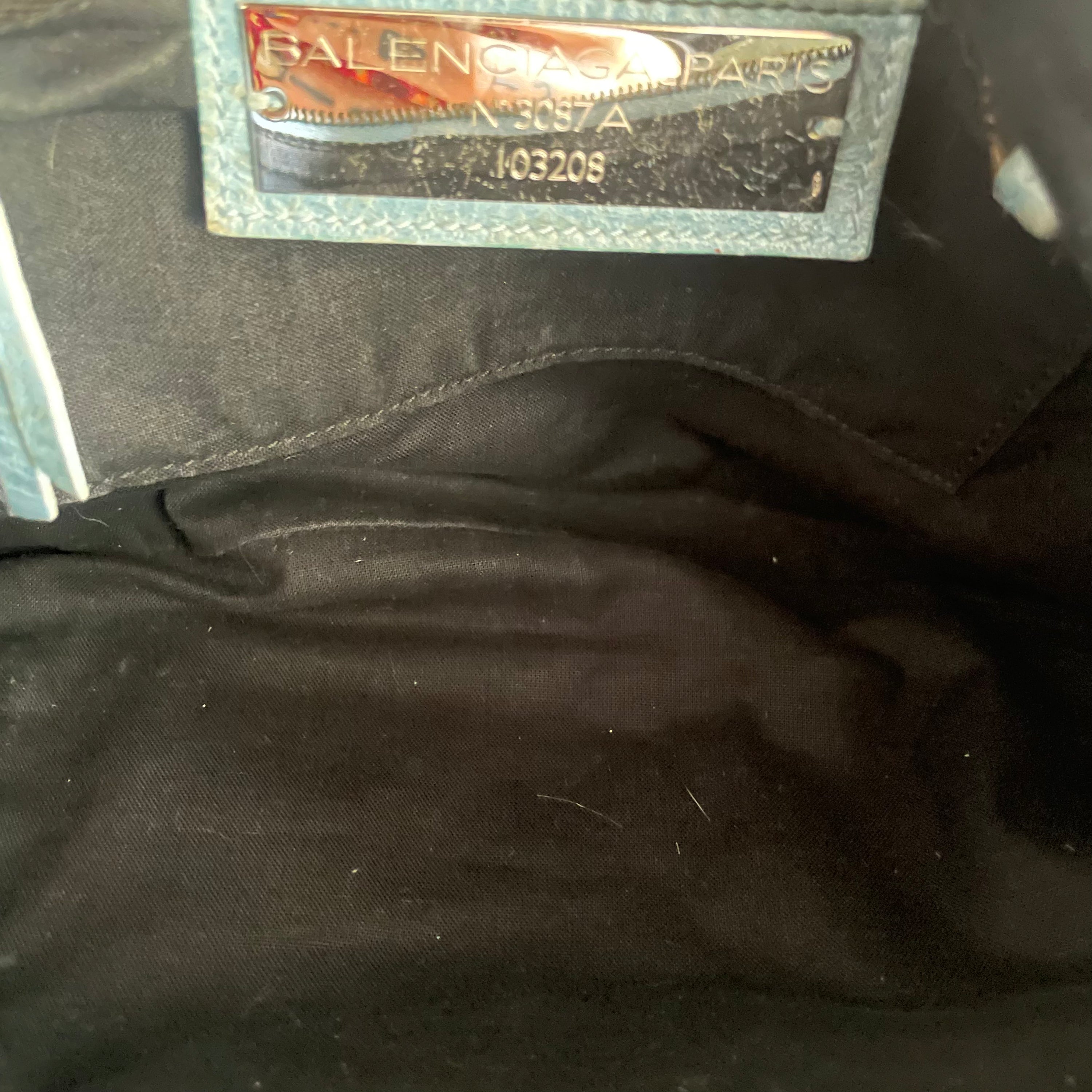 Balenciaga Aqua City Bag