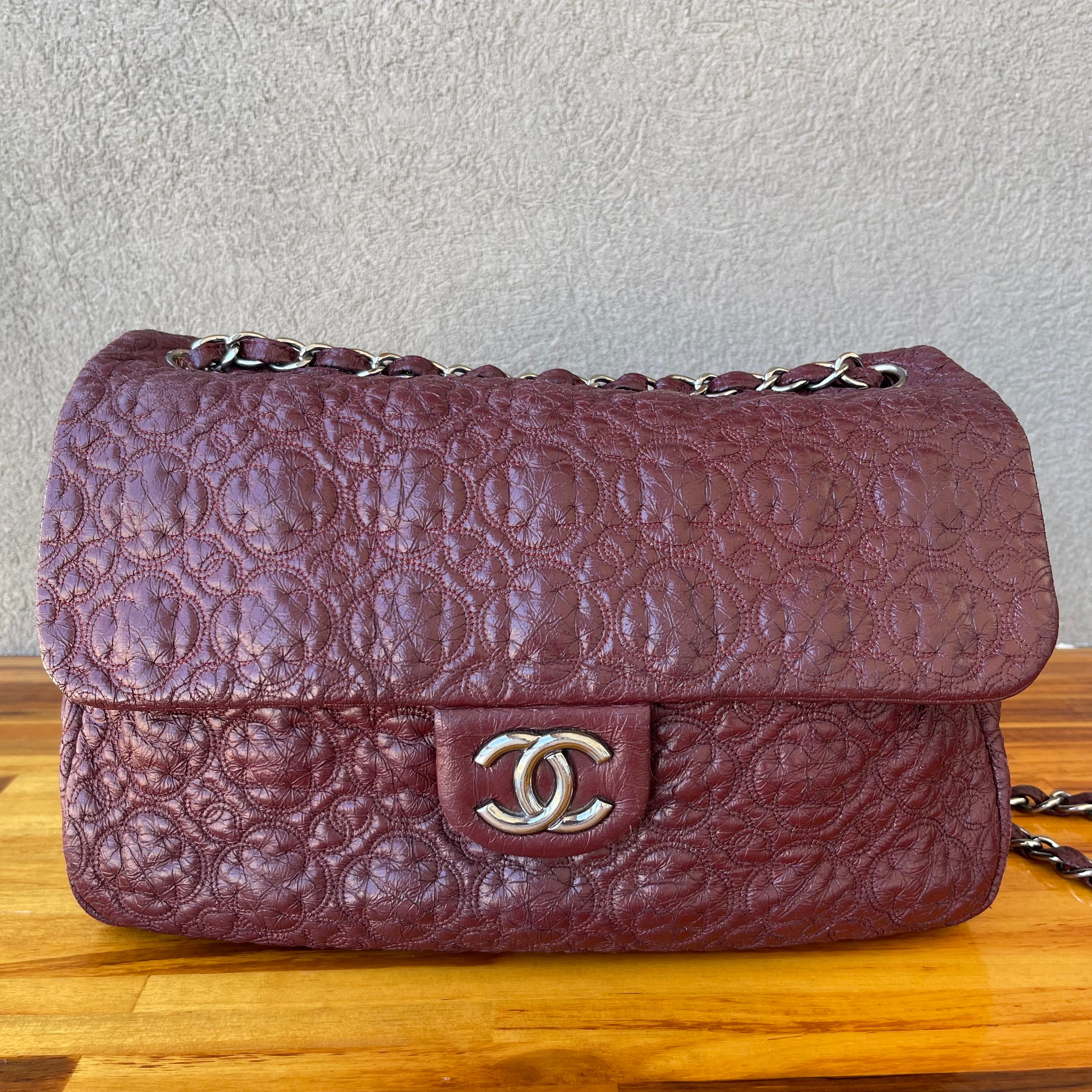 Chanel Moscow Burgundy Flap Bag