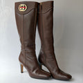 Gucci 2006 Britt Leather Boots