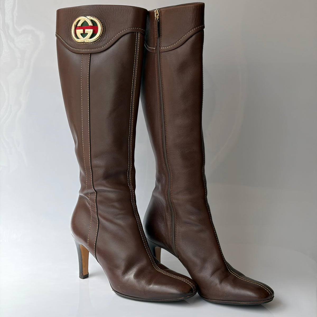 Gucci 2006 Britt Leather Boots