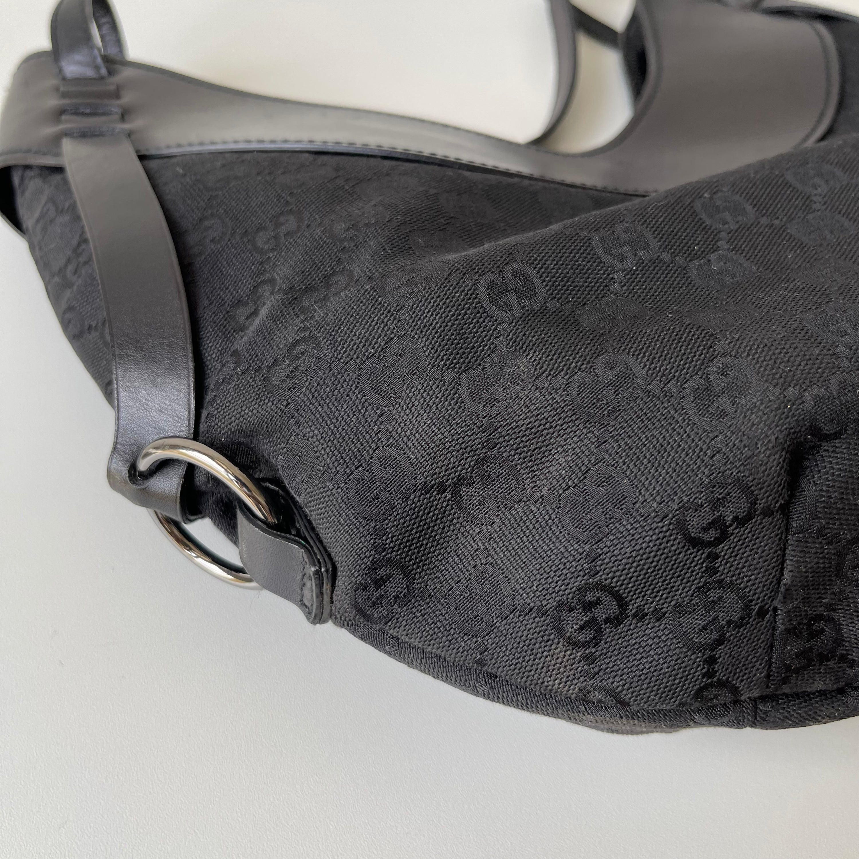 Gucci Croissant Monogram Shoulder Bag