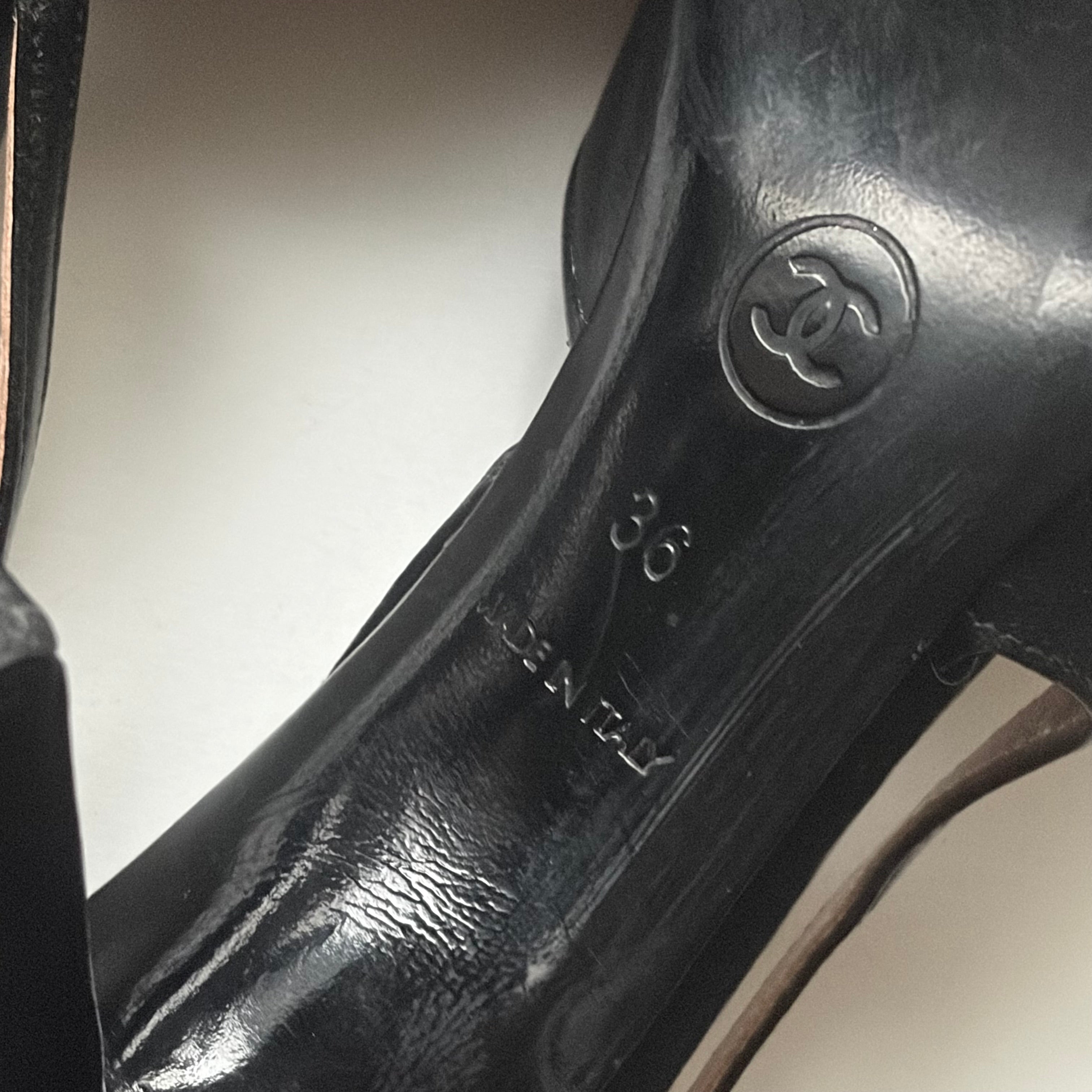 Chanel Slingback Camellia Heels