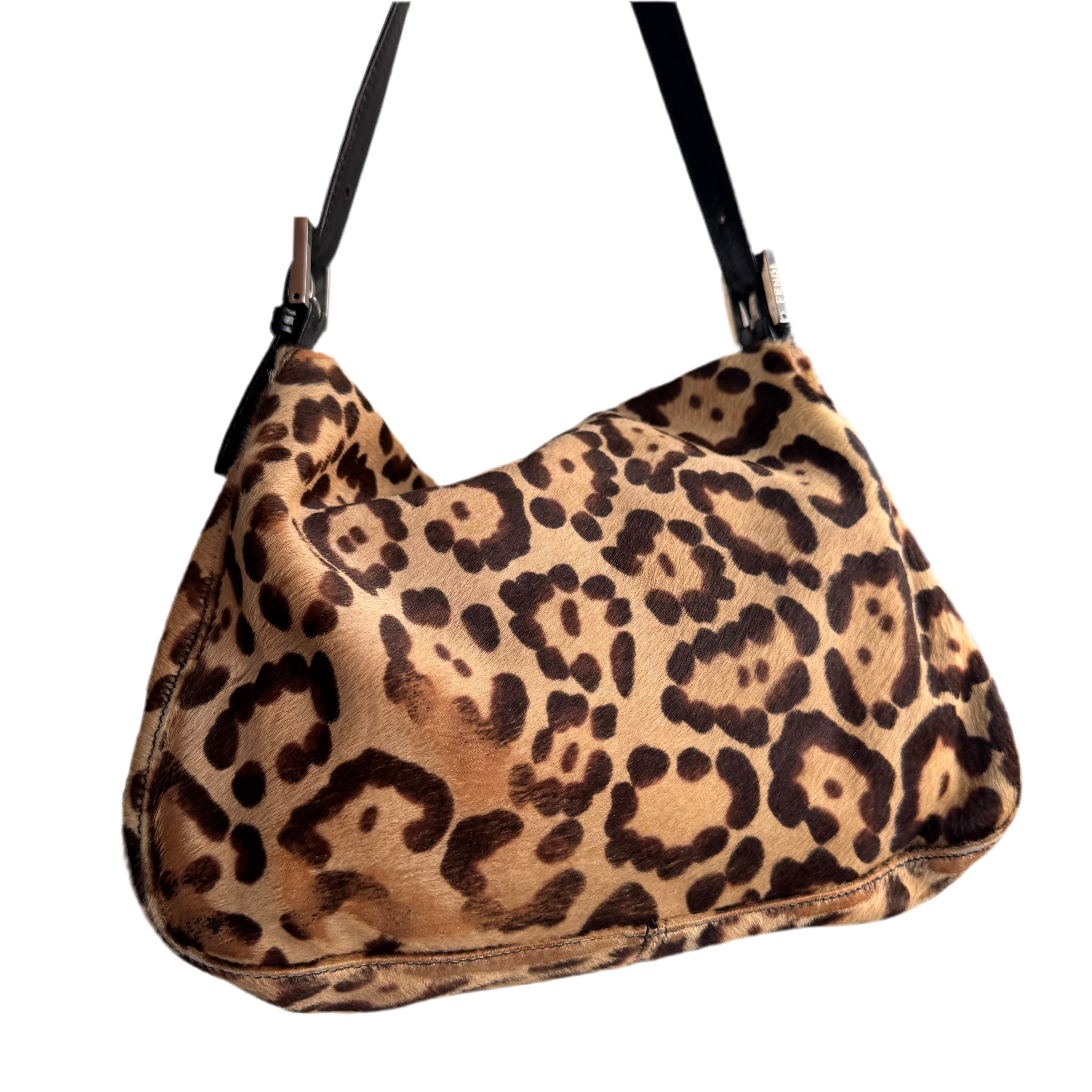 Fendi Mama Baguette Leopard