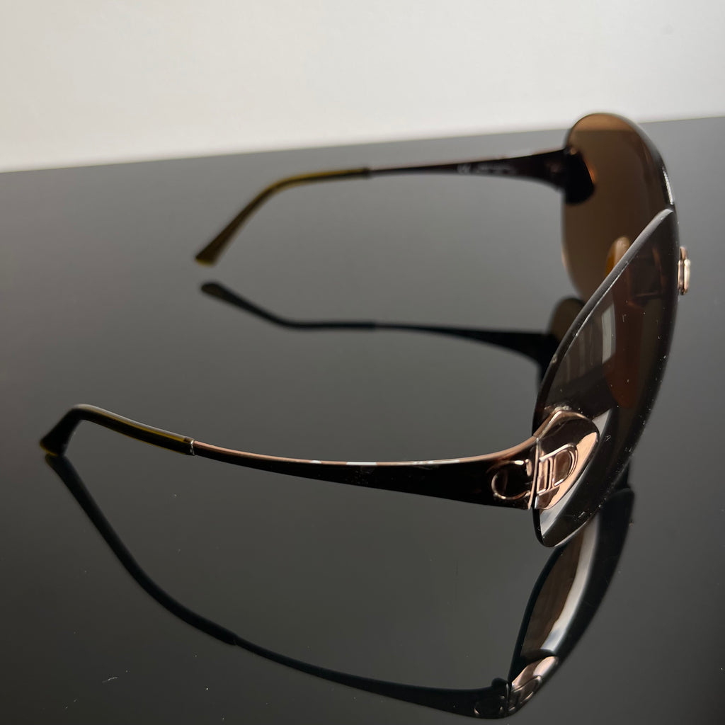 Christian Dior Pilot Brown Sunglasses