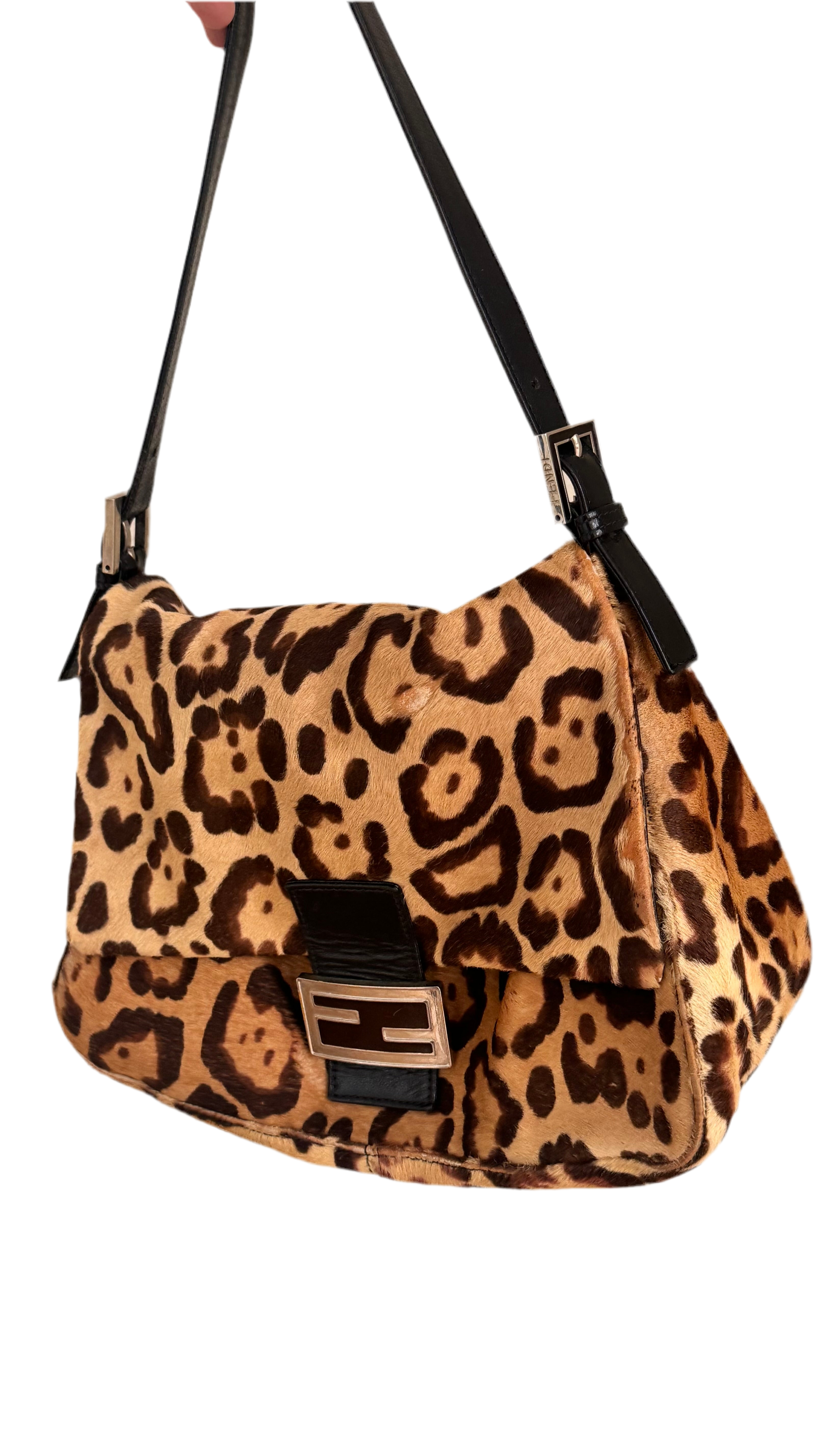 Fendi Mama Baguette Leopard