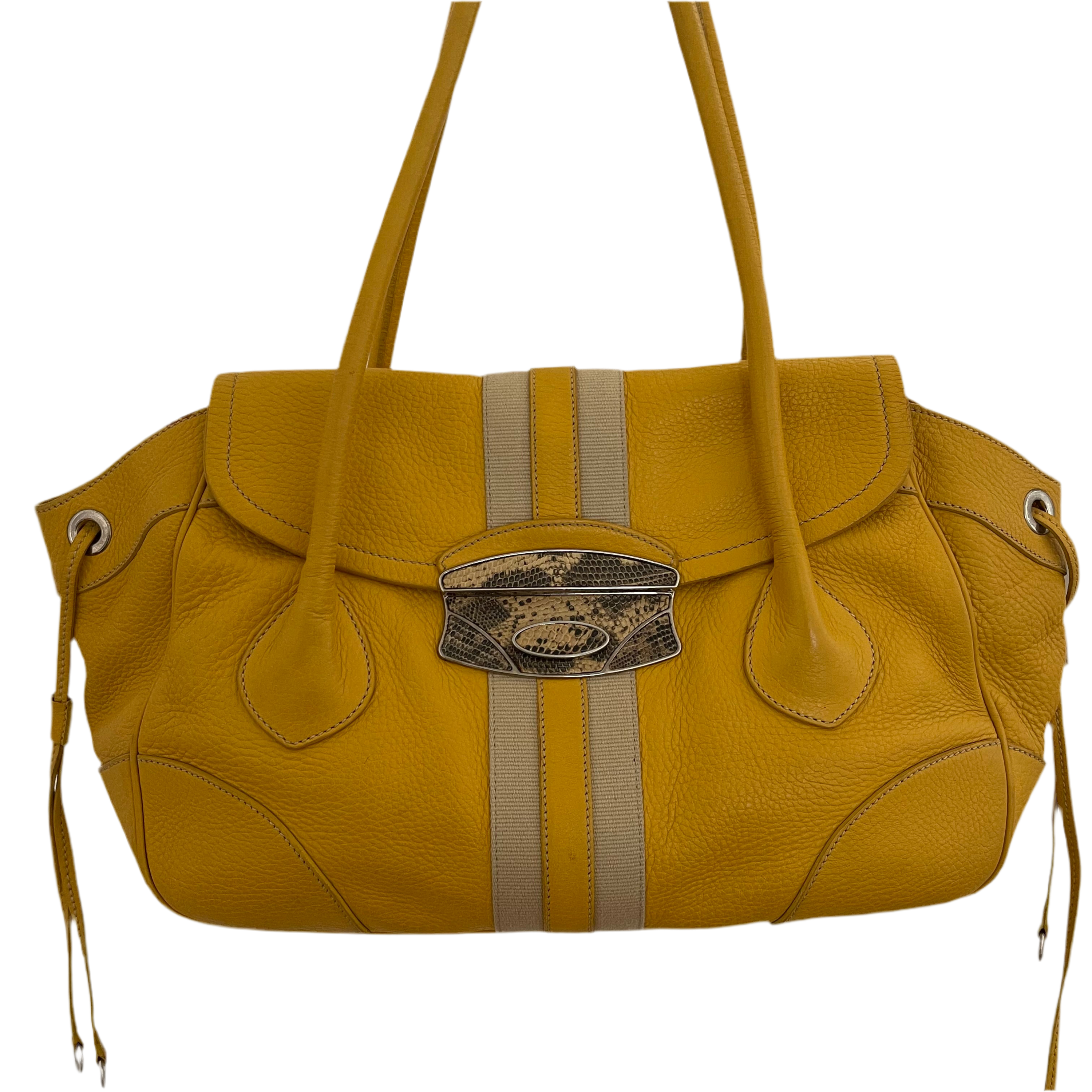 Prada Vitello Daino Leather Skipper Shoulder Bag
