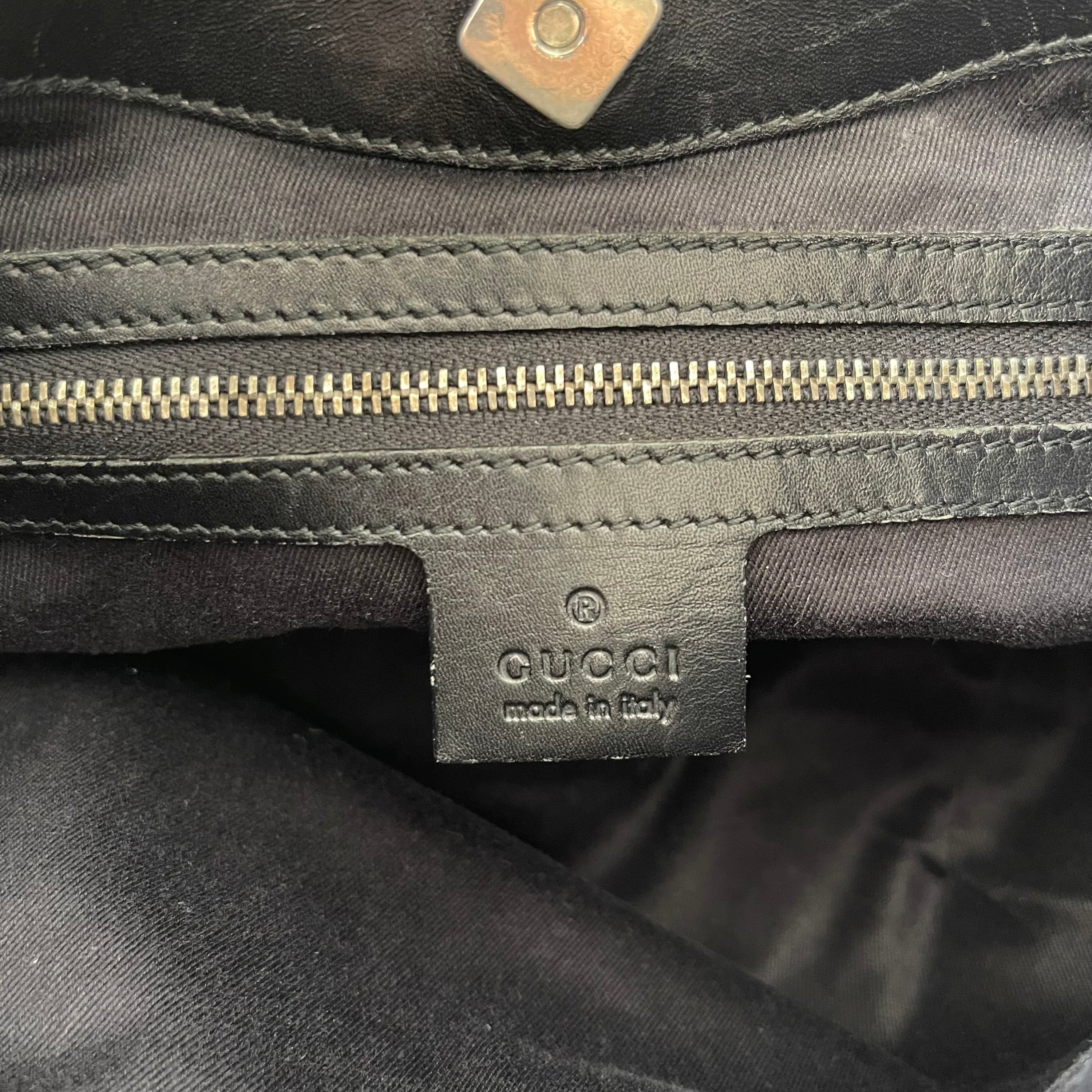 Gucci Croissant Monogram Shoulder Bag