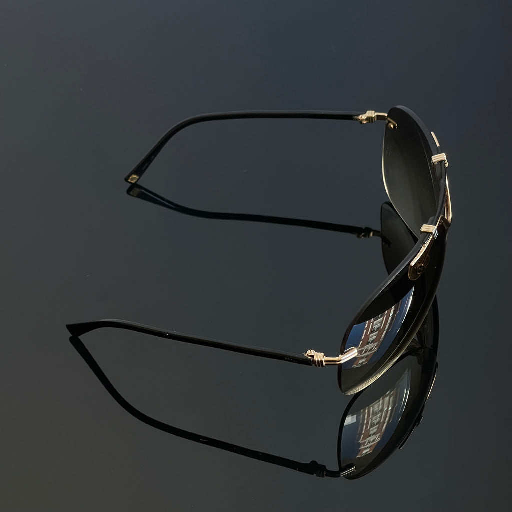 Christian Dior 90s Aviador Mask Sunglasses