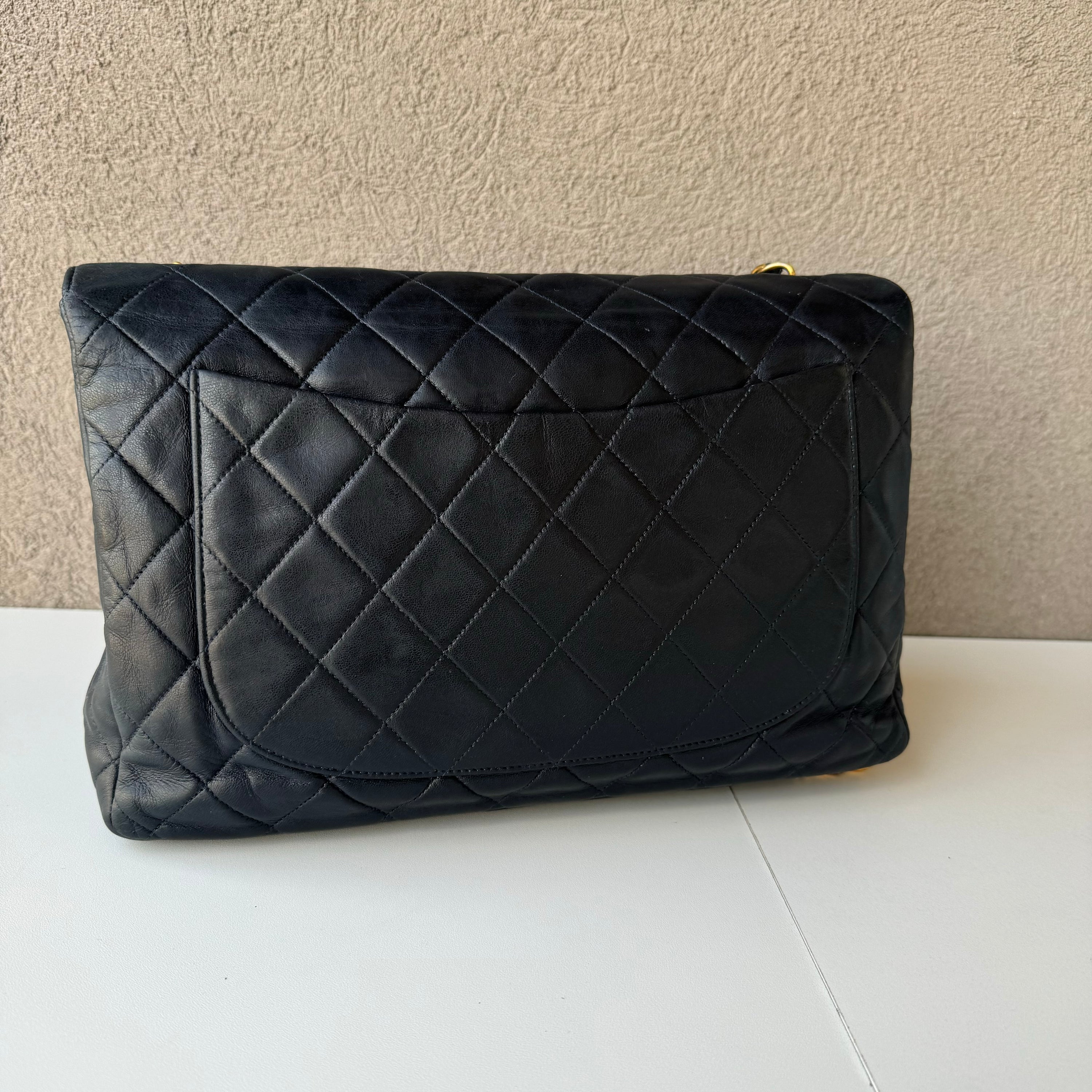 Chanel 90s Flap Navy Crossbody