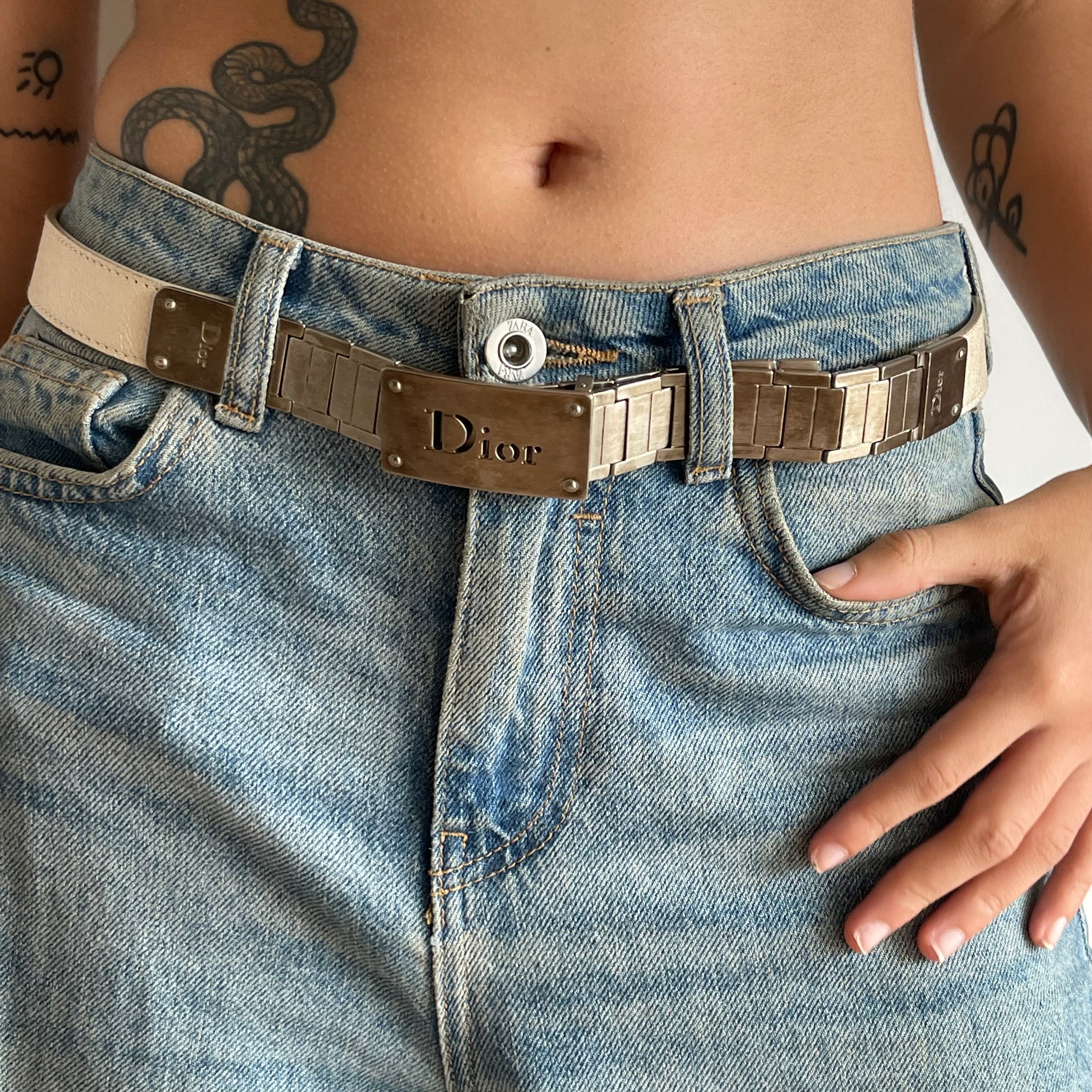 Christian Dior Metal Belt