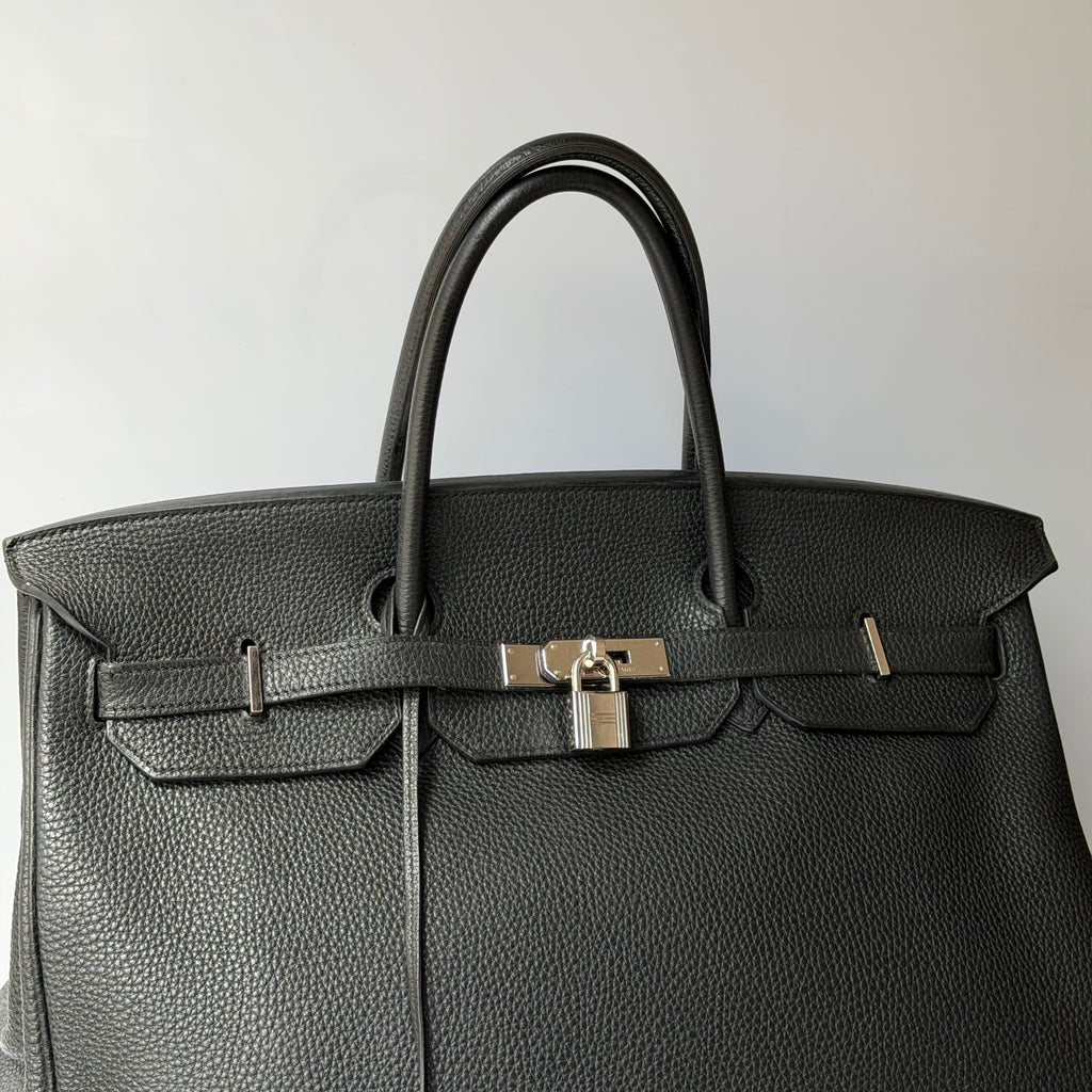 Hermès Birkin 40 Togo Noir Palladium Bag (2010)