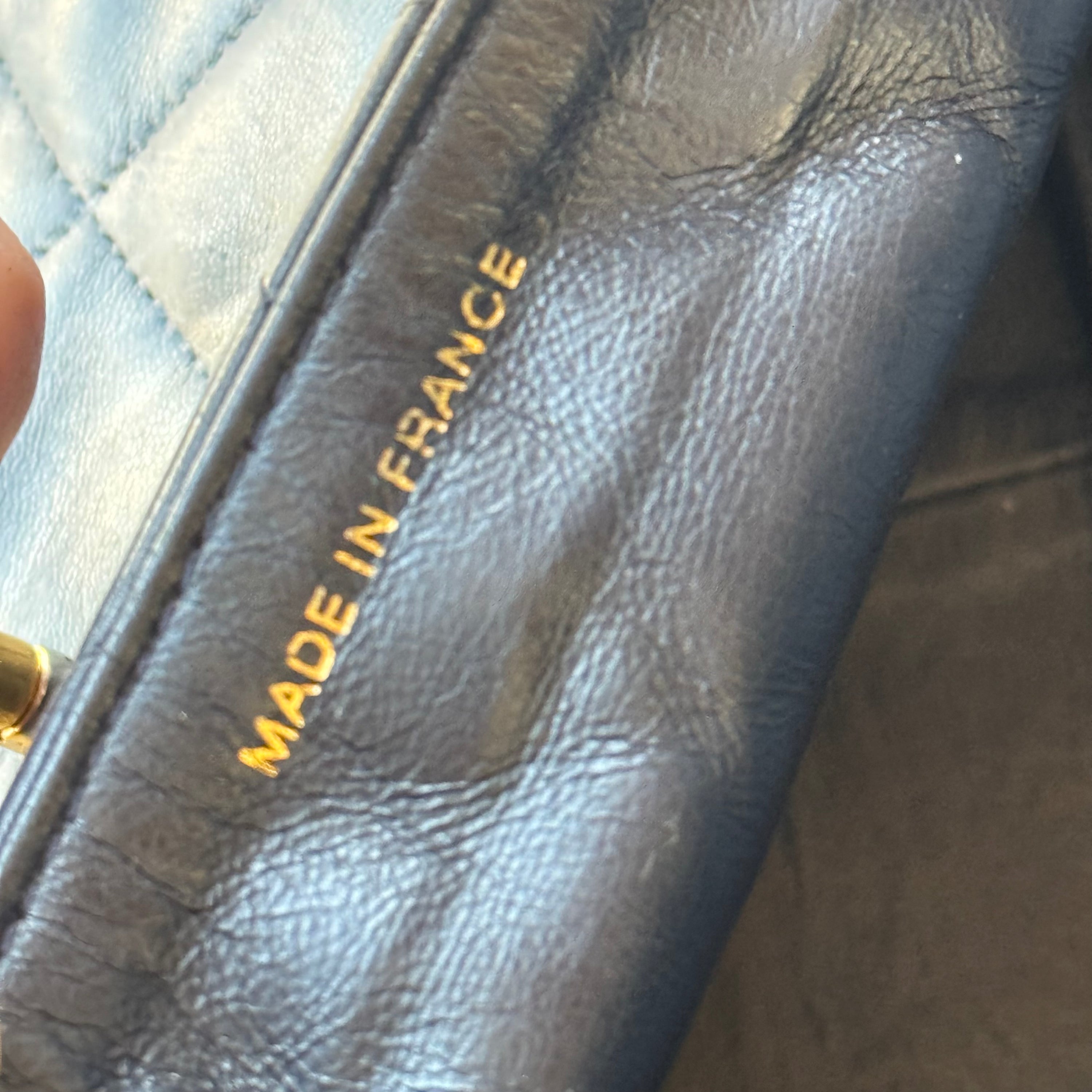 Chanel 90s Flap Navy Crossbody