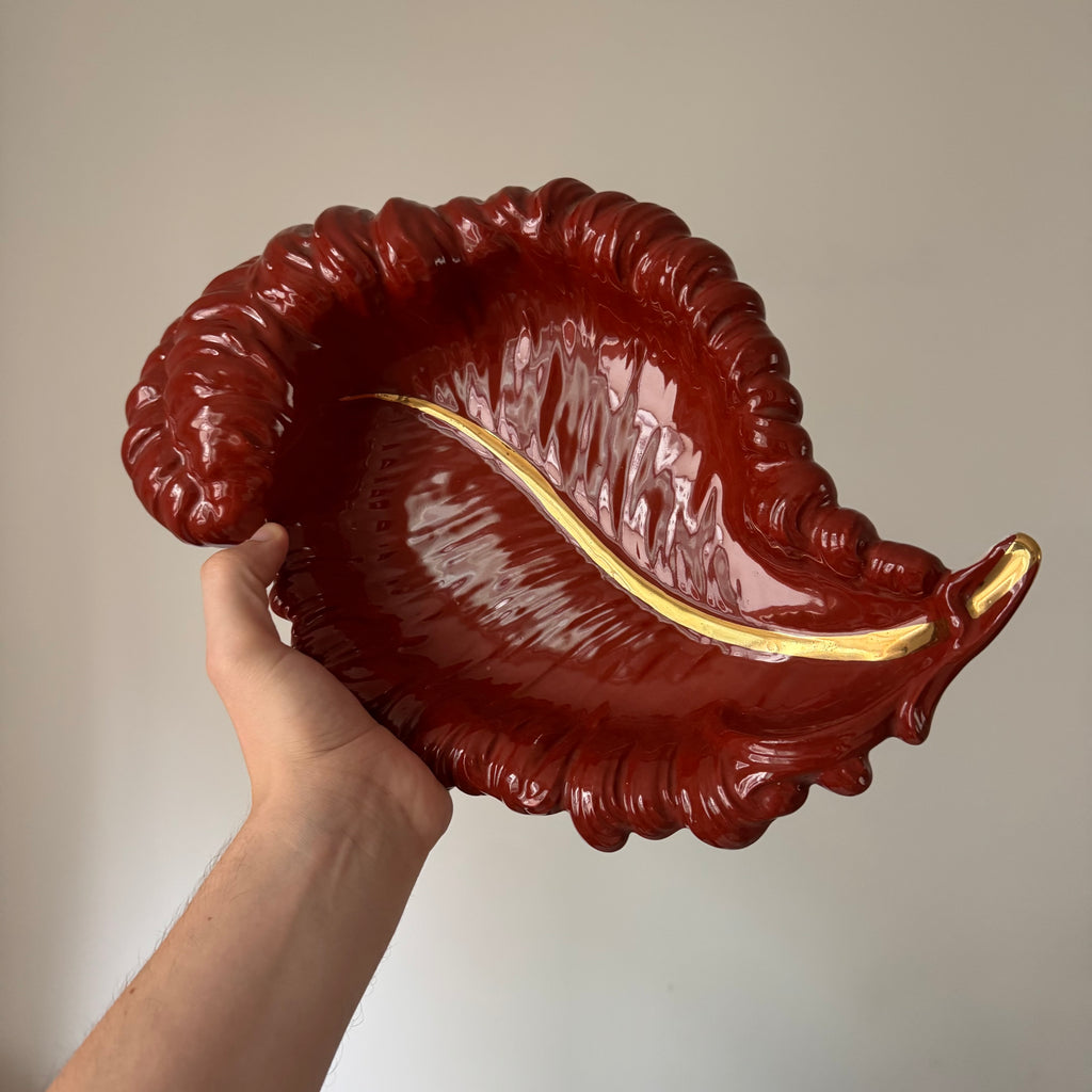 Porcelaine de Paris Leaf Bowl