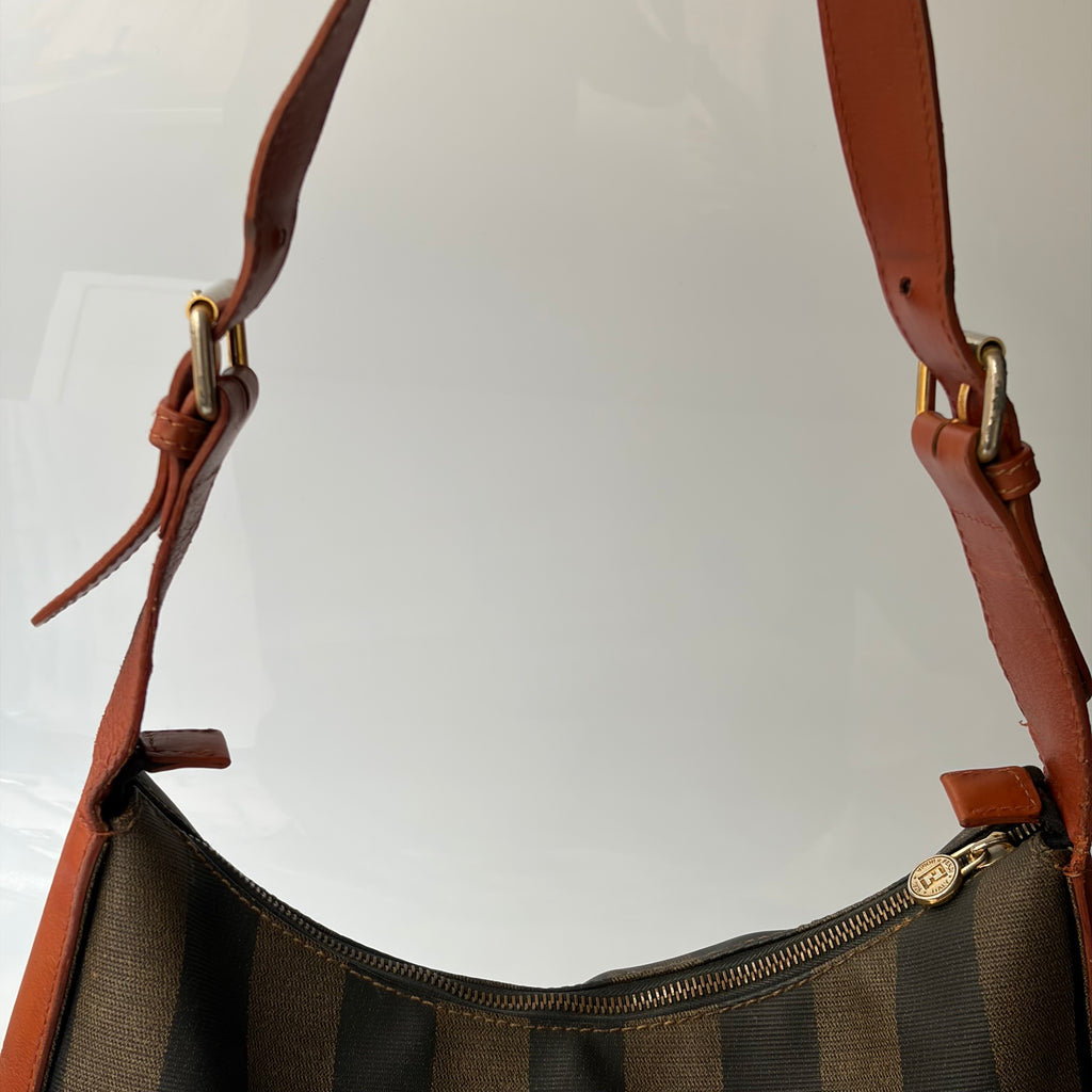 Fendi Pequin Shoulder Bag