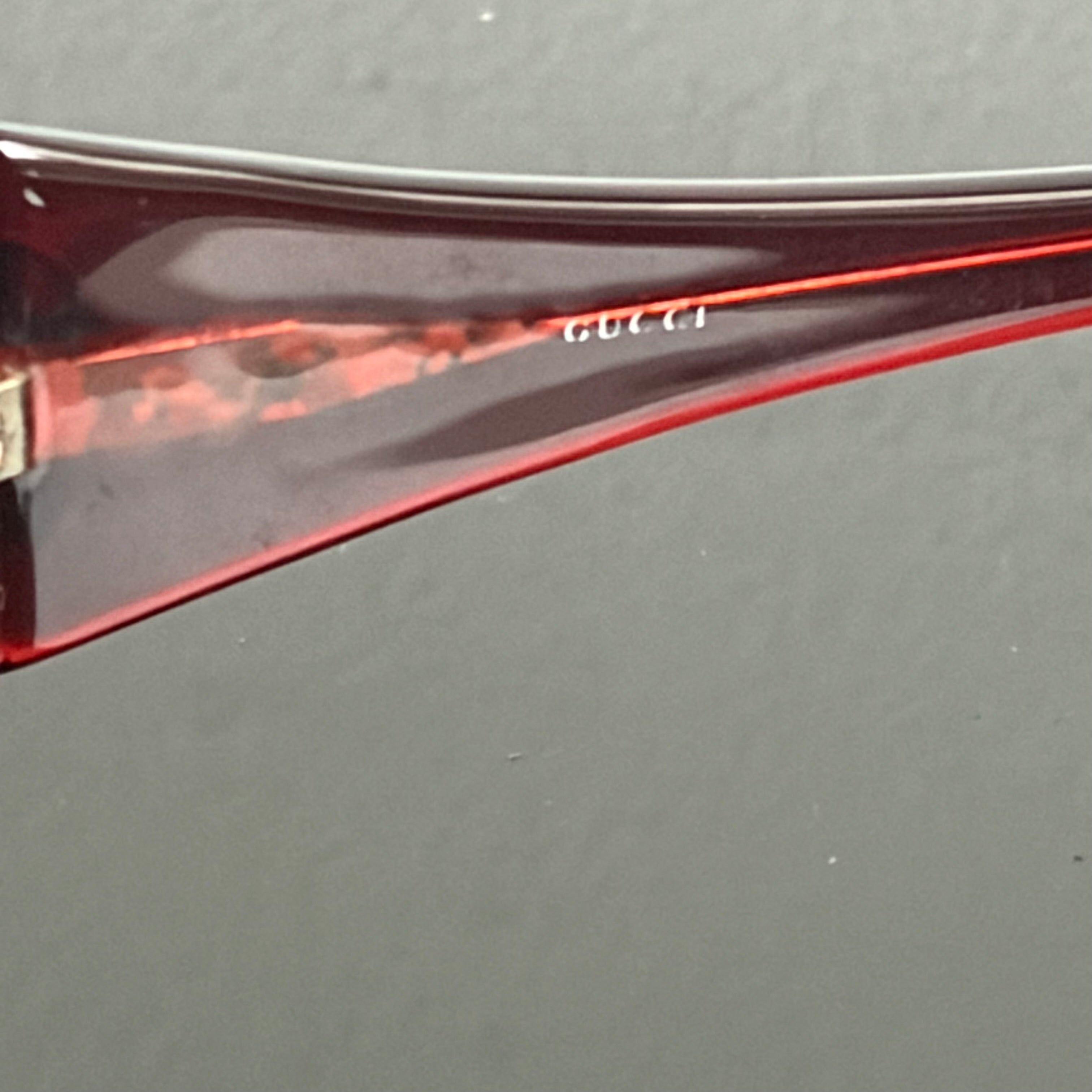 Gucci 2000s Purple Mask Sunglasses