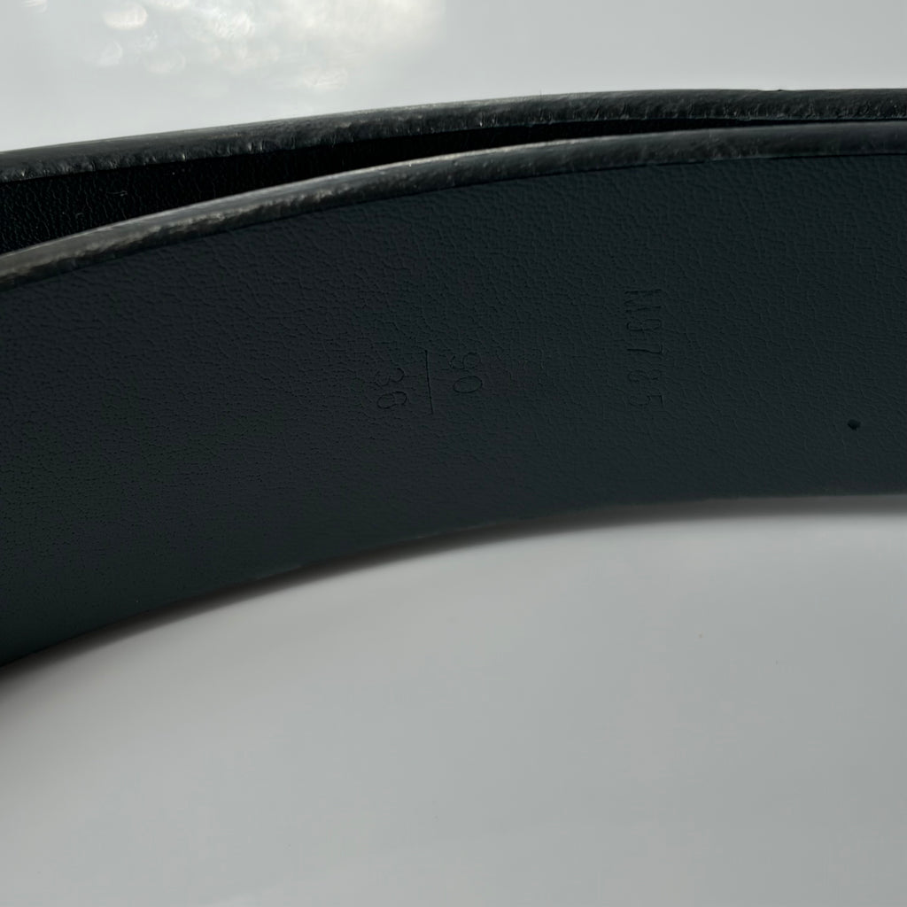 Louis Vuitton Blue Navy Leather Belt