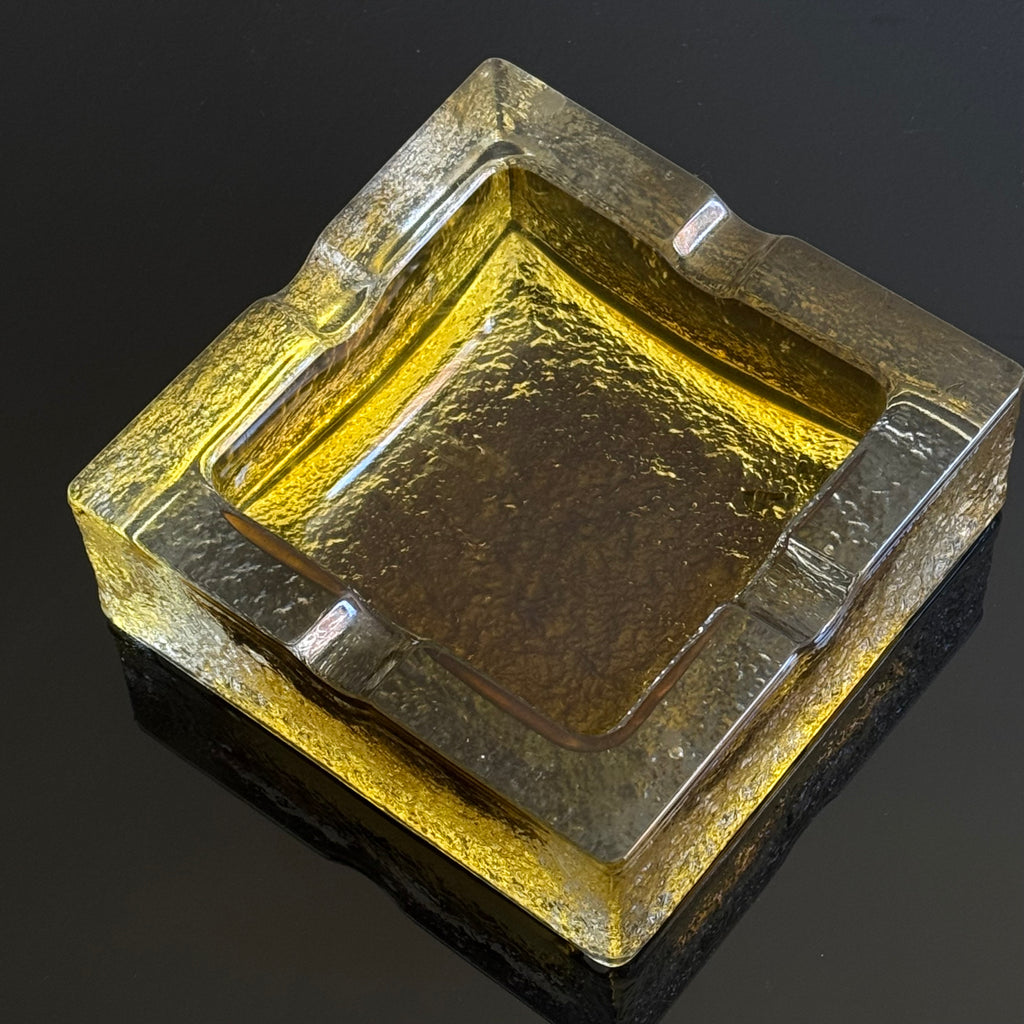 Cinzeiro Murano “Ice” Walther Kristallglass