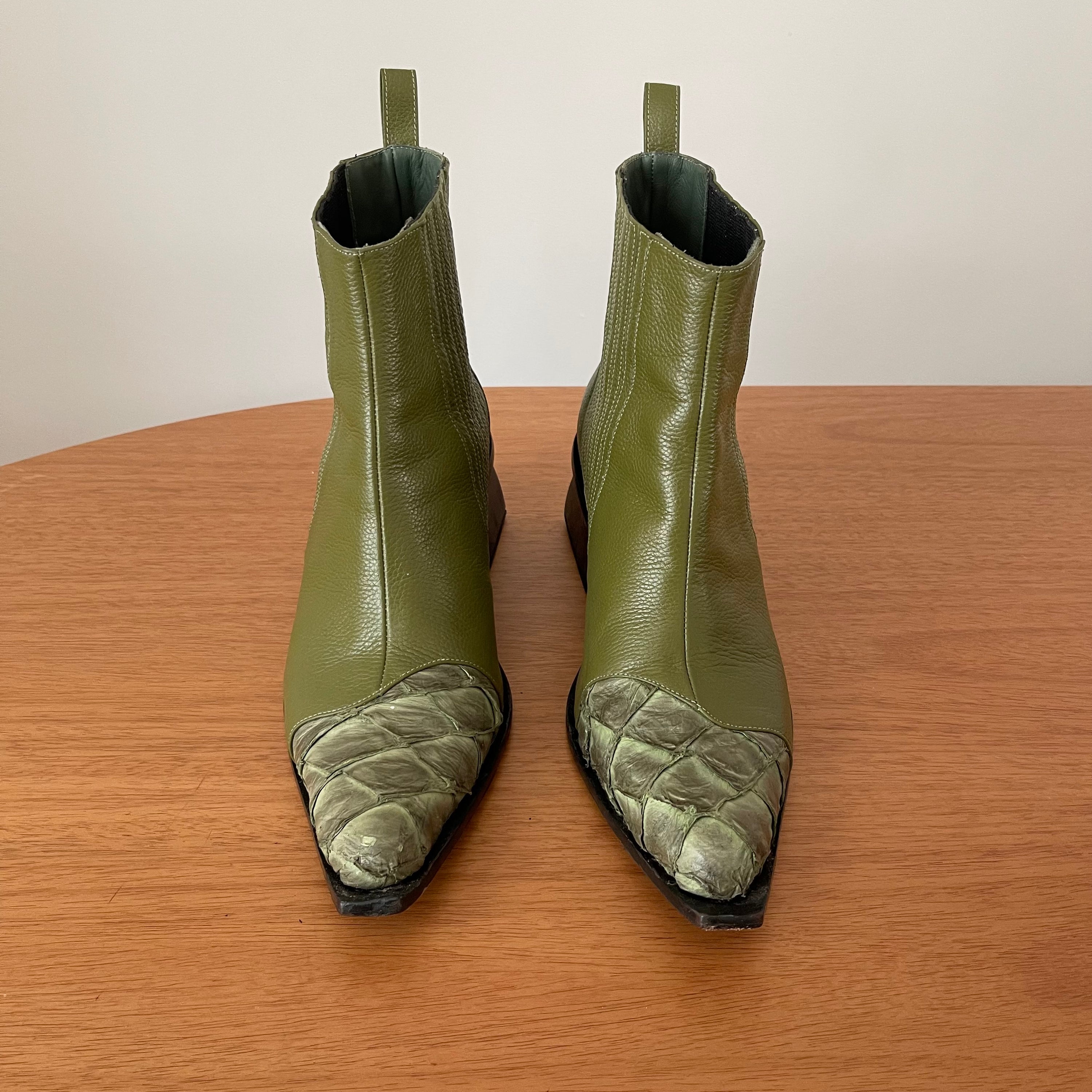 Misci Bota Peão Pirarucu Verde