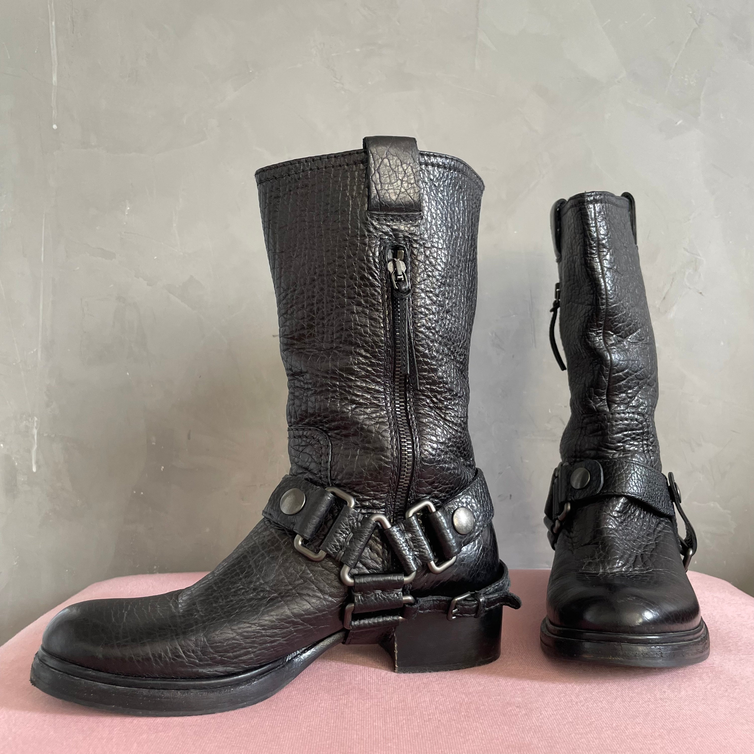 Miu Miu Vintage Biker Boots