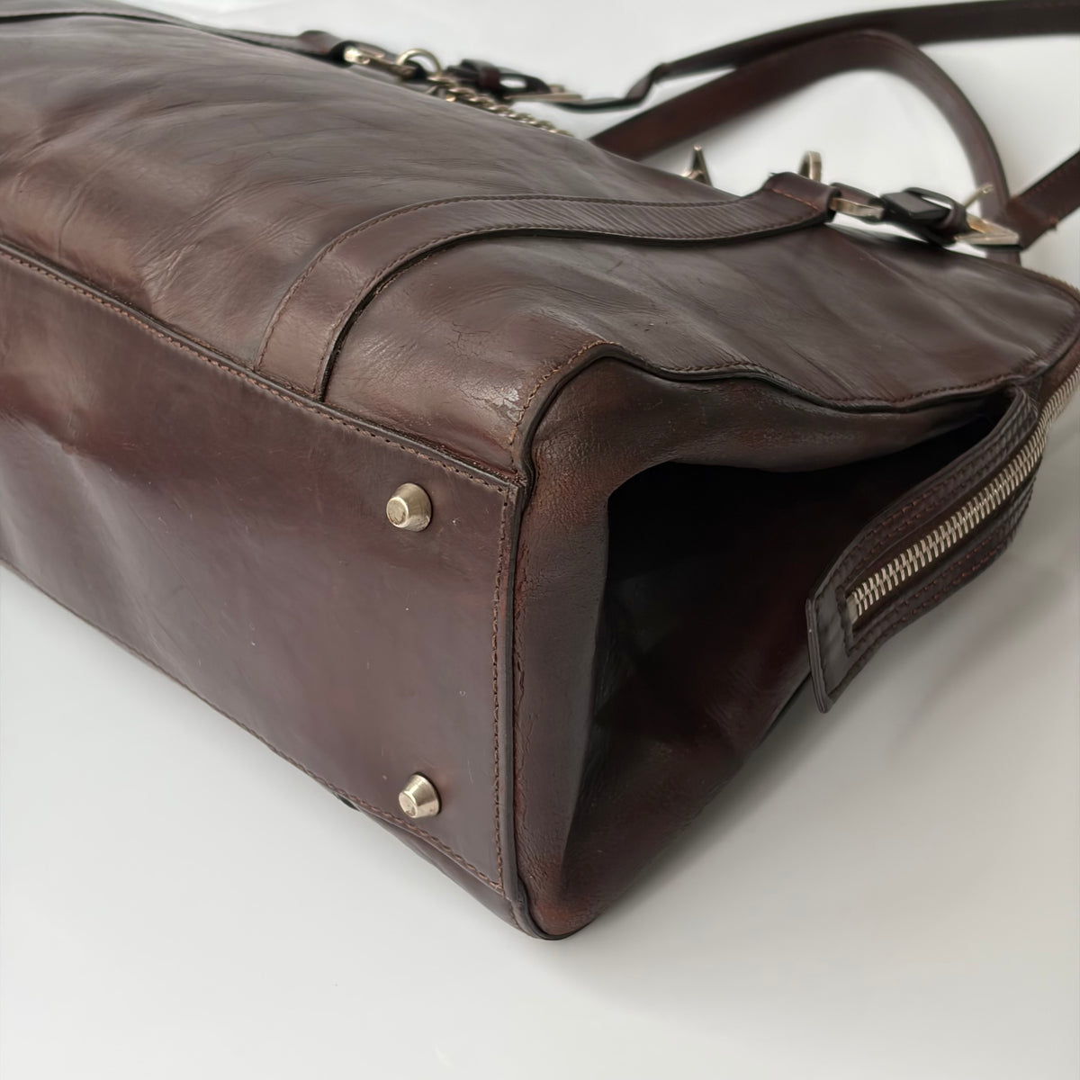 Christian Dior by John Galliano S/S 2004 "Hardcore Pierced" Shoulder Bag