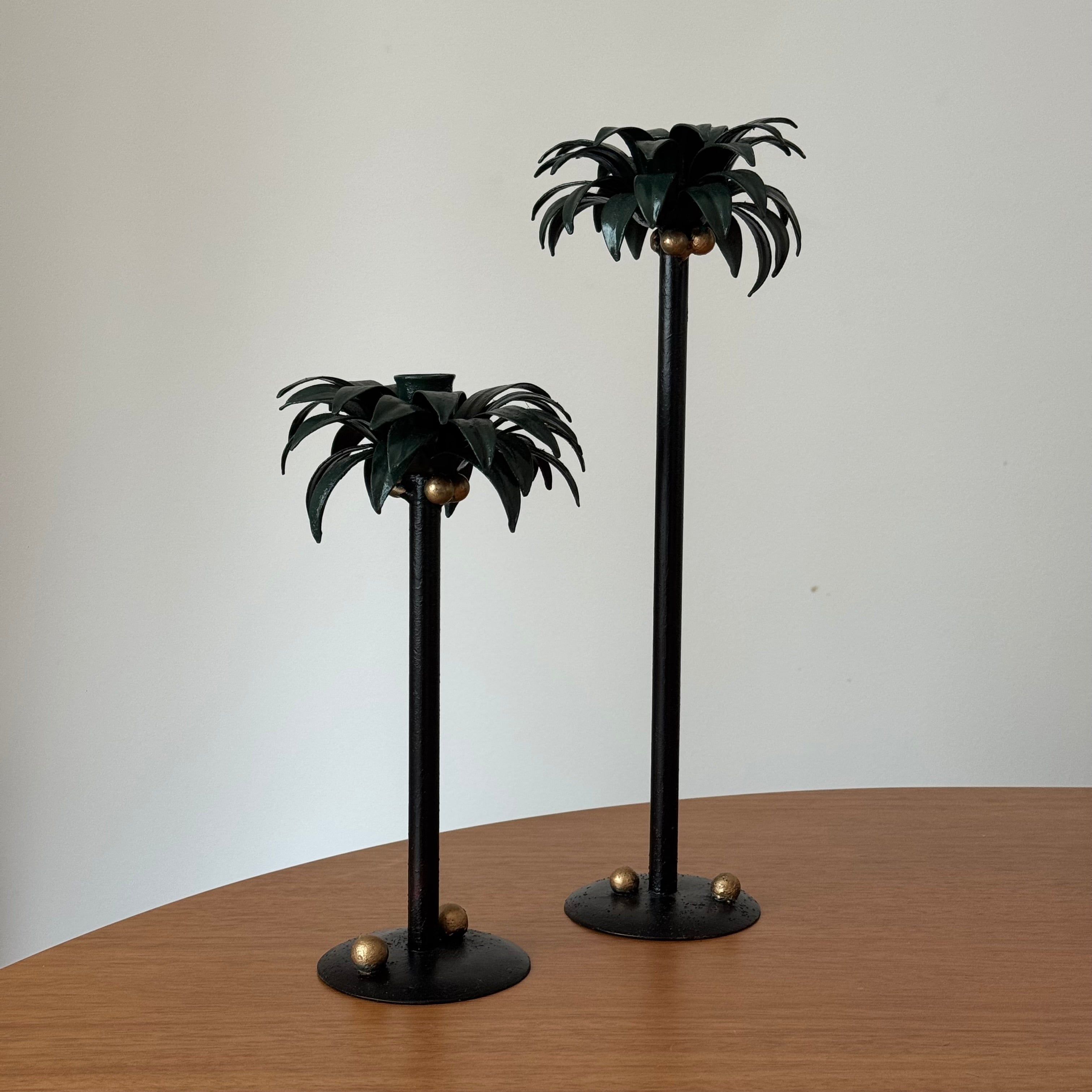 Par de castiçais “Palm Tree”