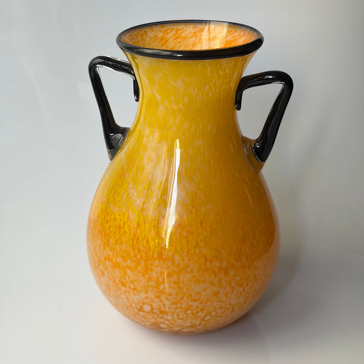 Bohemian Tango glass vase