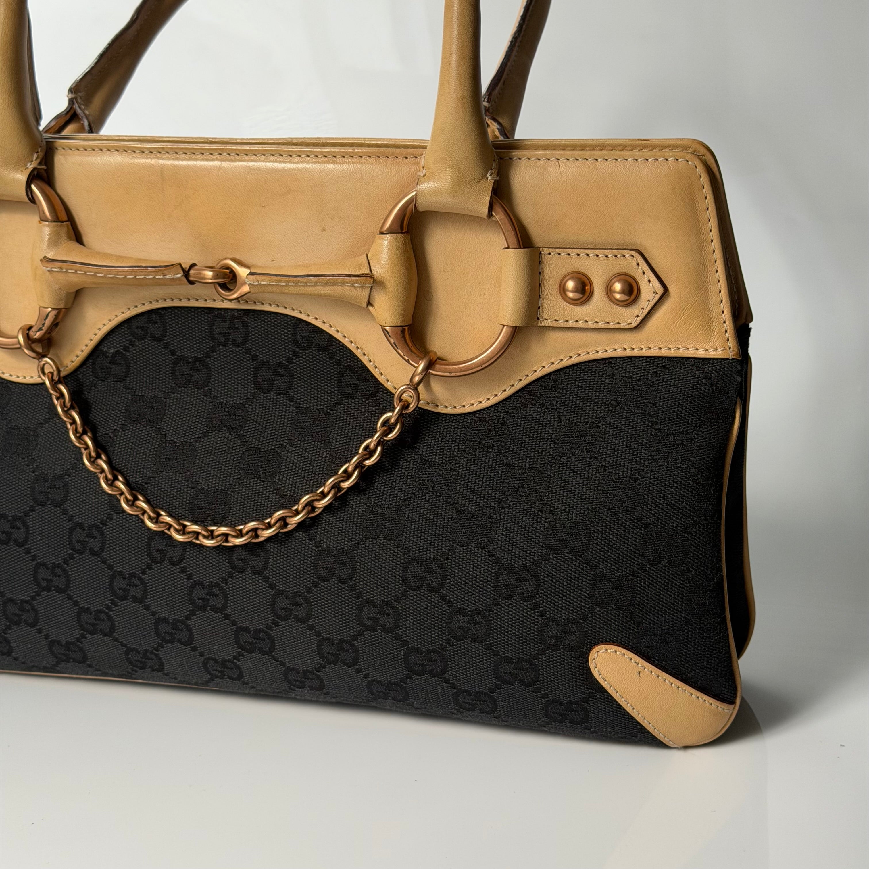 Gucci by Tom Ford GG Canvas Horsebit Chain Bag