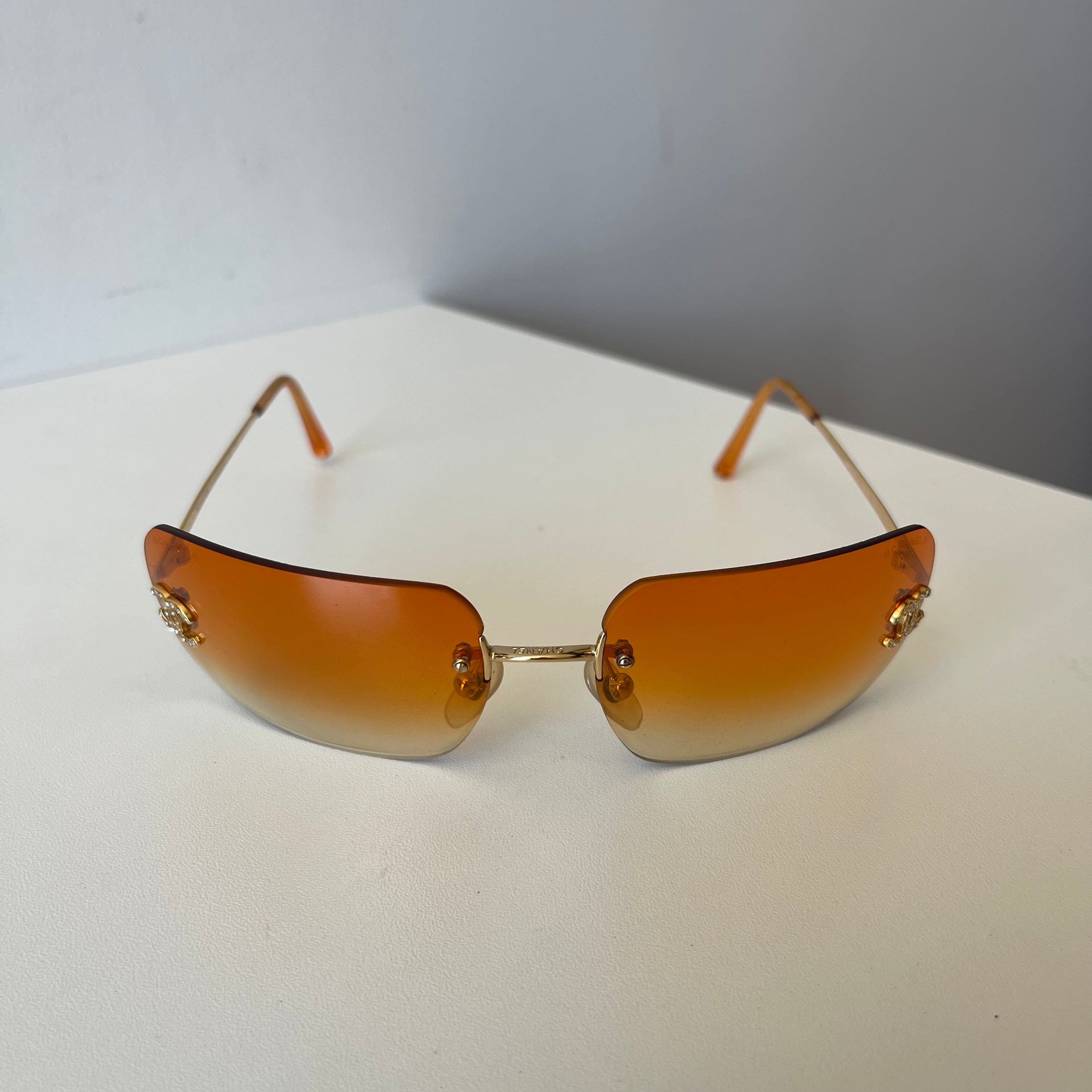Chanel 4017-D Orange Sunglasses