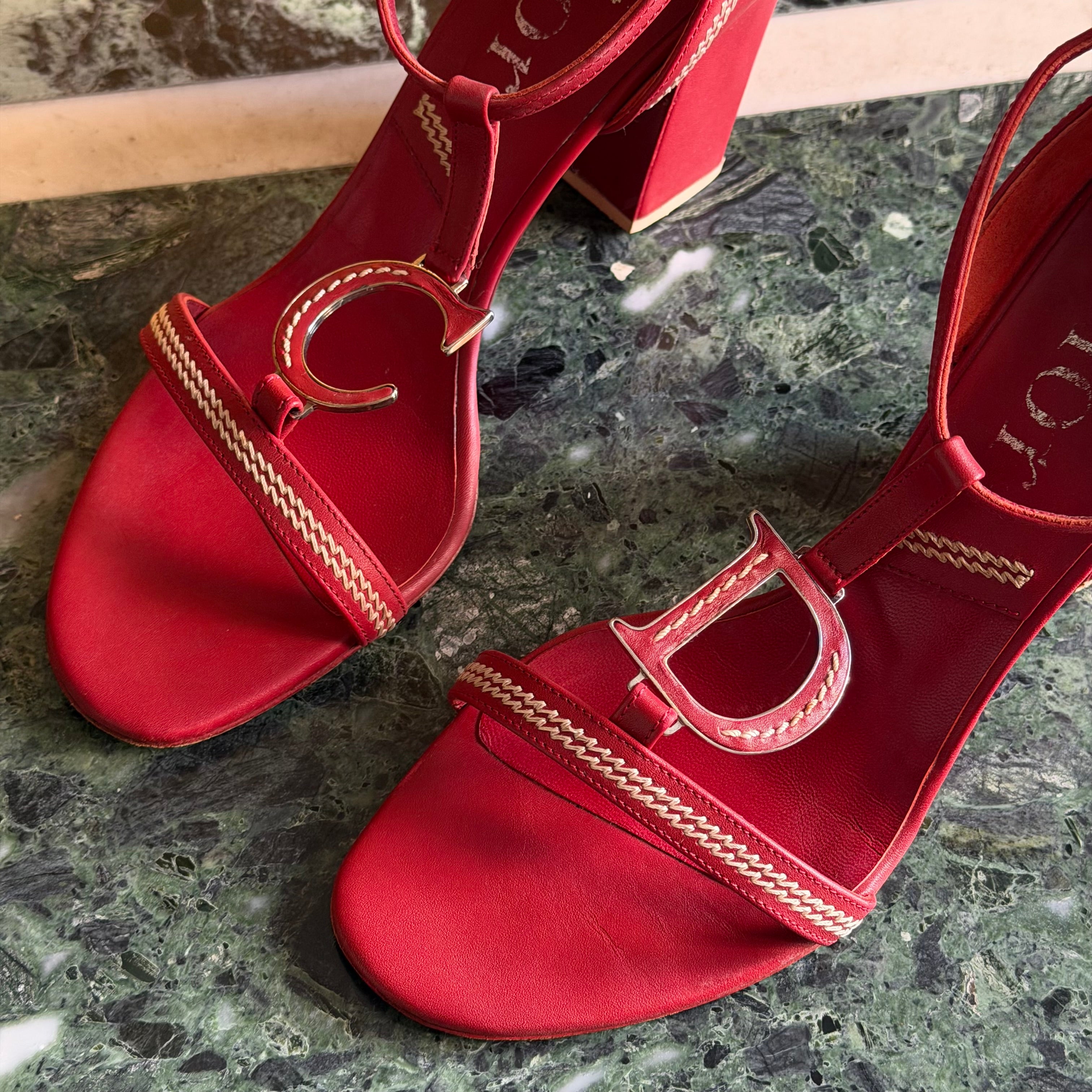 Christian Dior S/S 2005 Red Heels