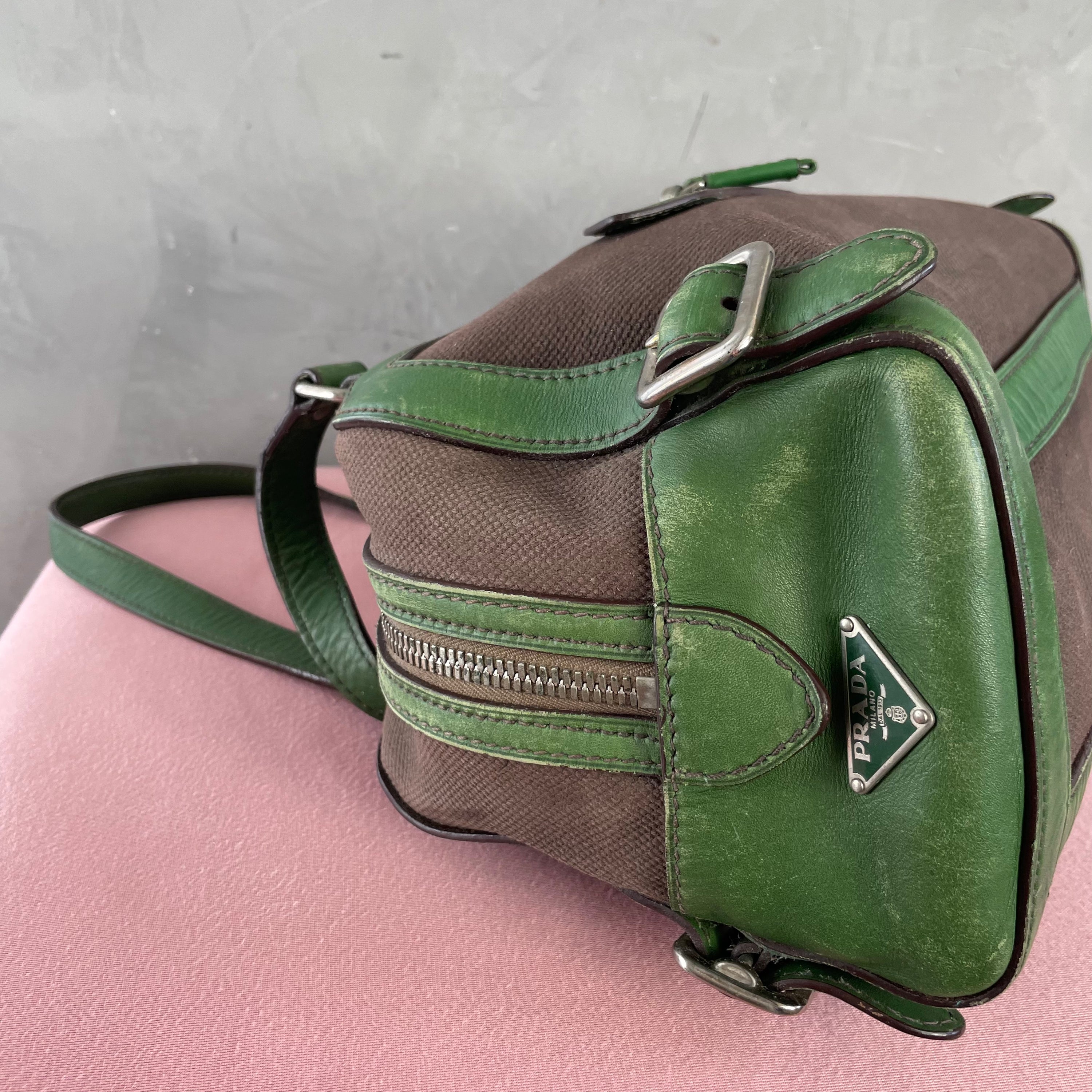 Prada Green Shoulder Bag