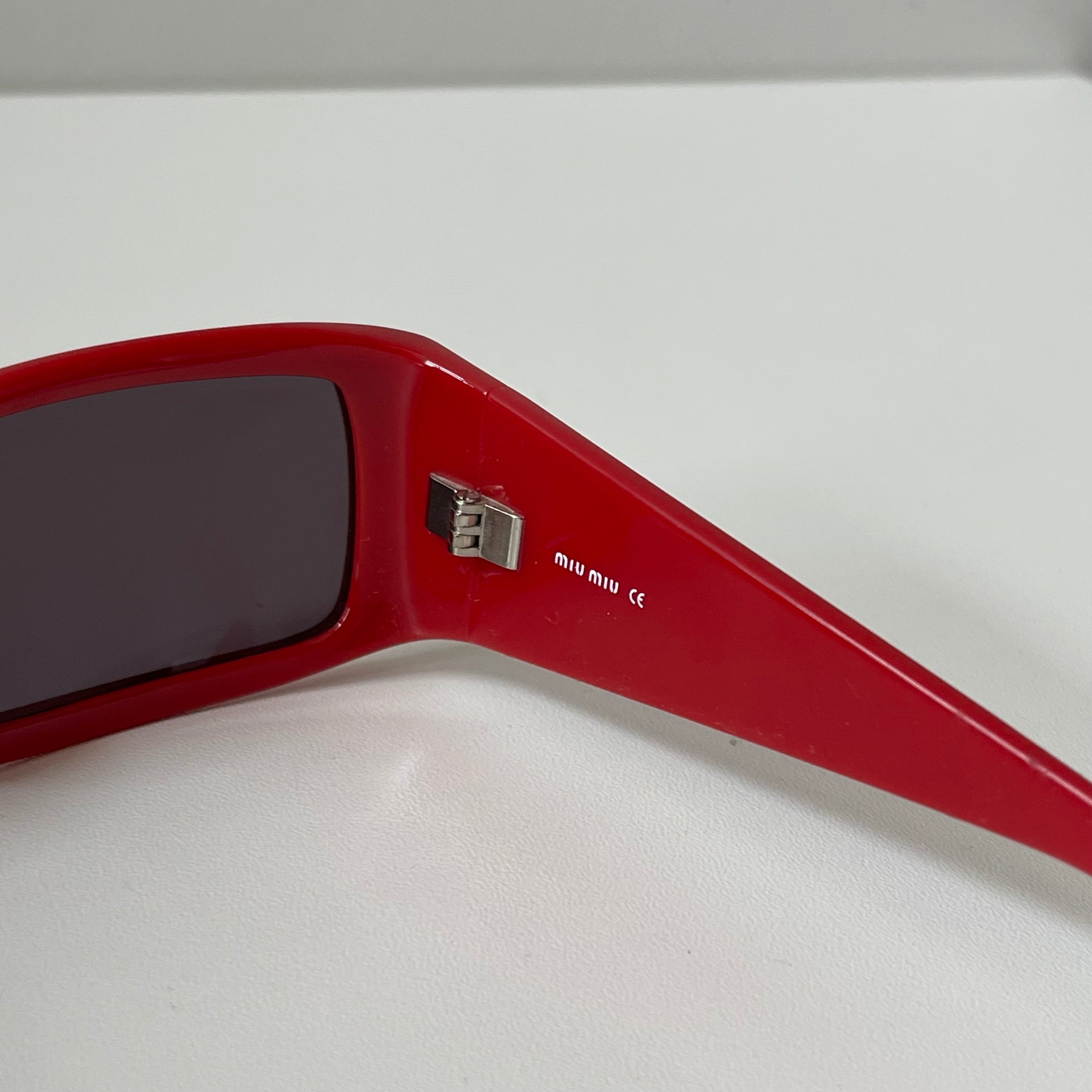 Miu Miu SMUF19 Red Sunglasses