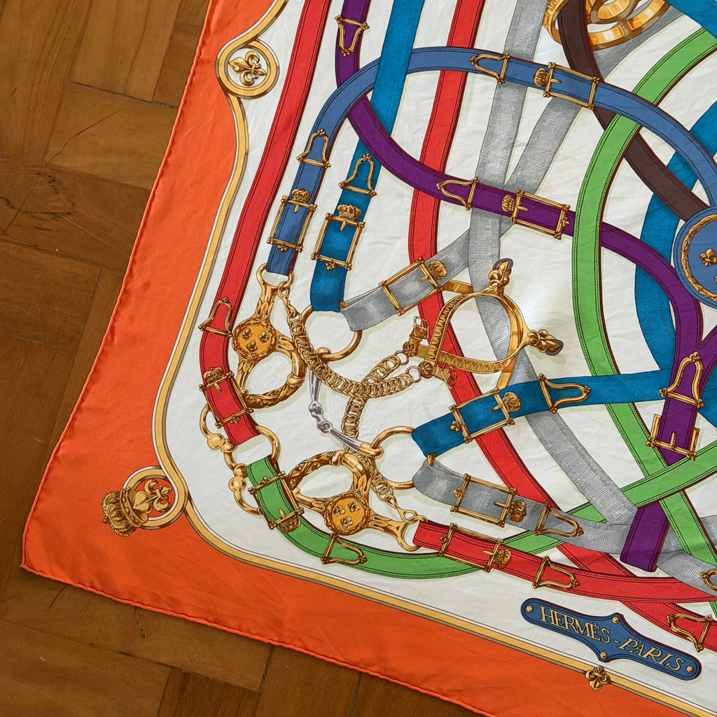 Hermès Cavalcadour Silk Scarf