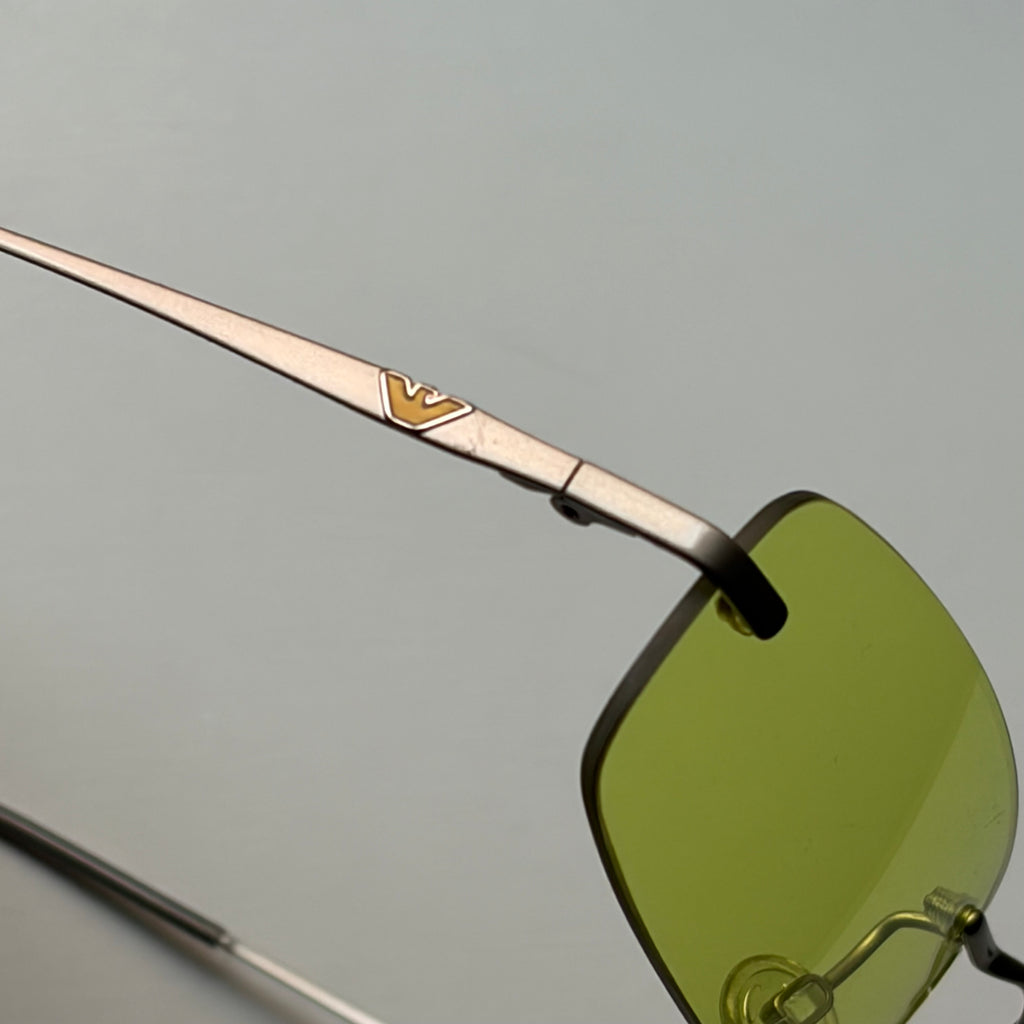Vintage Armani Neon Green Sunglasses