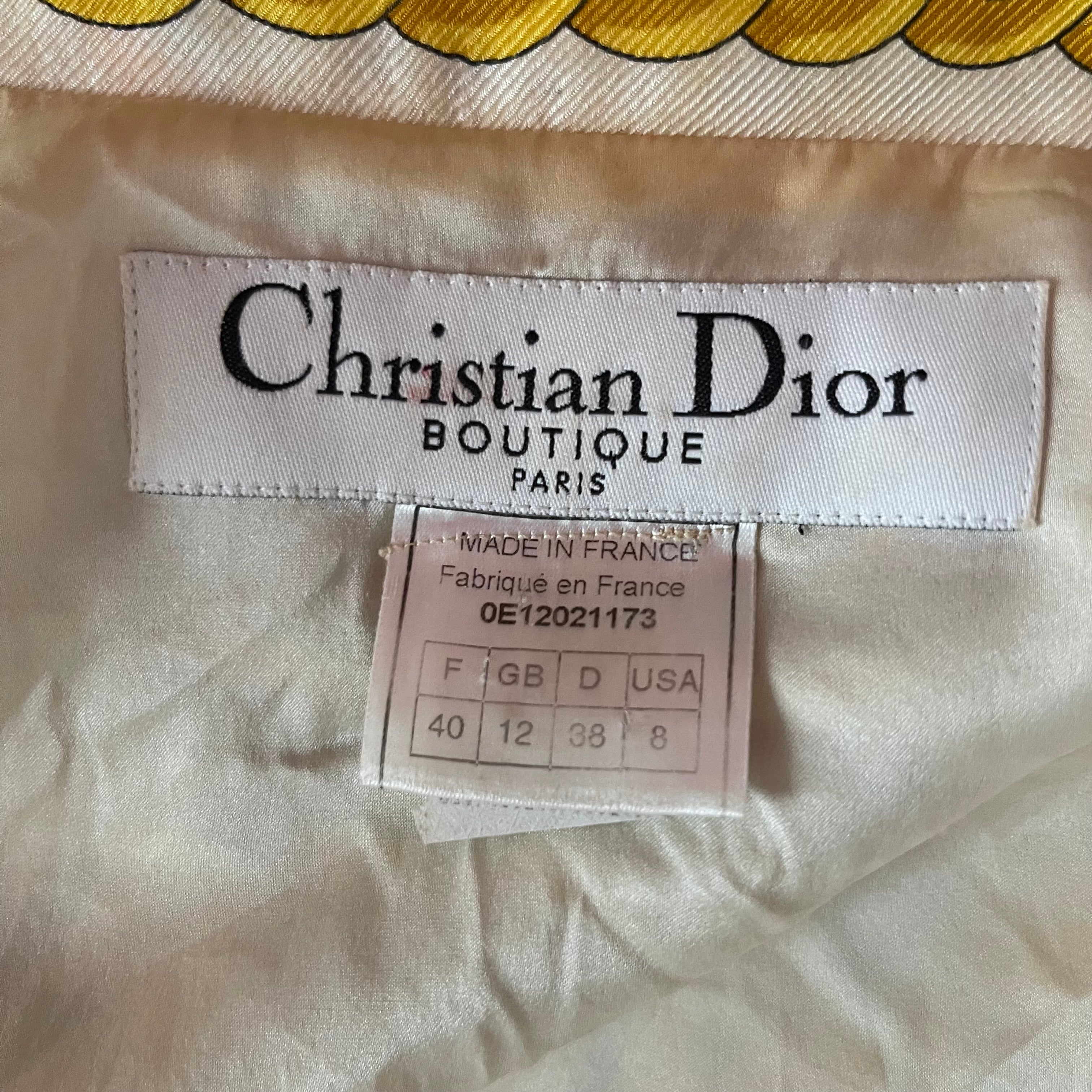 Christian Dior by John Galliano S/S 2000 Runway Equestrian Jacket