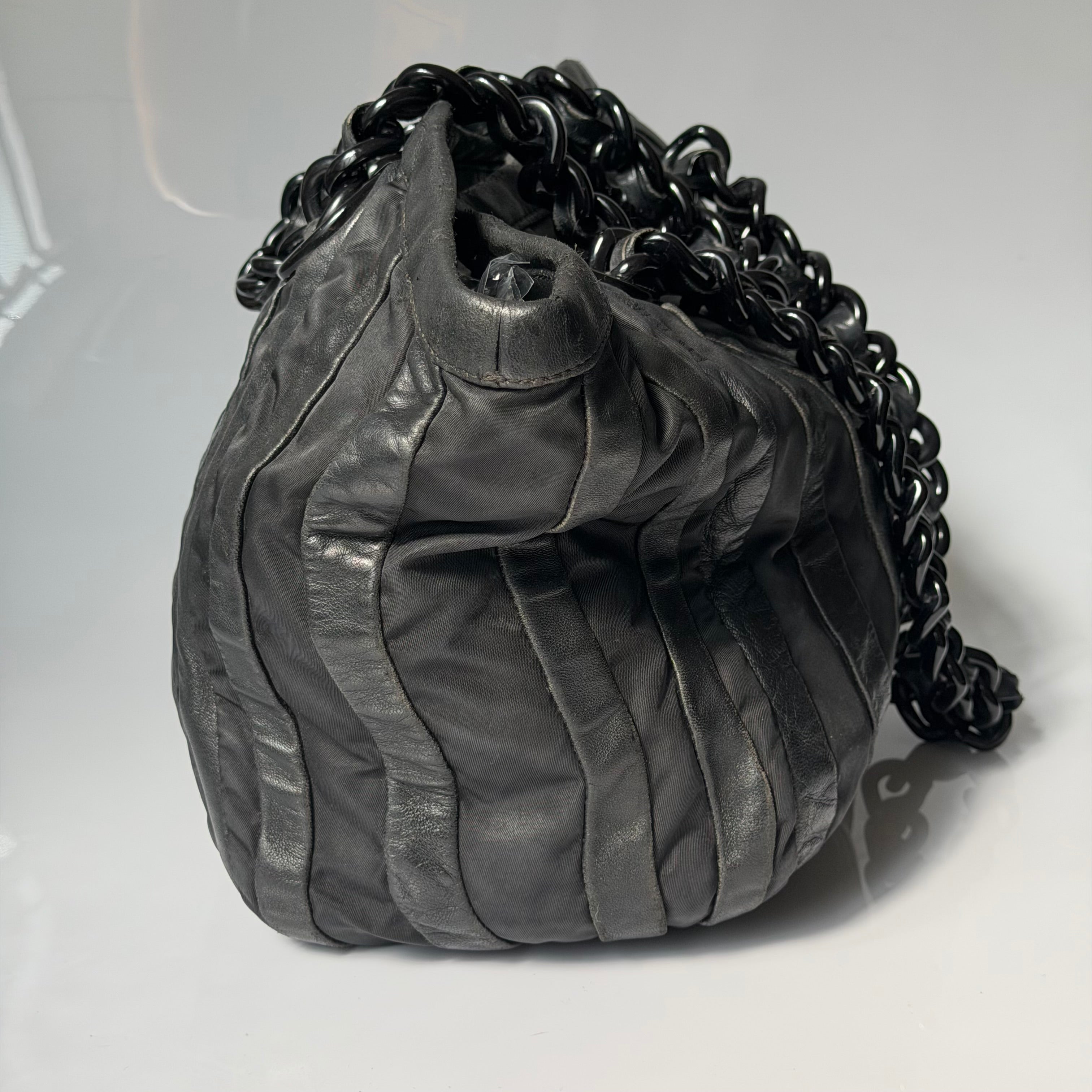 Prada Tessuto Waves Tote Bag