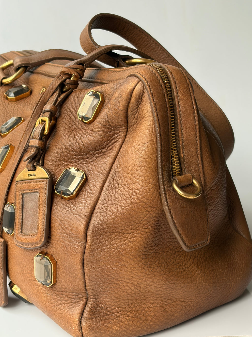 Prada Bauletto Pietre Cervo Bag