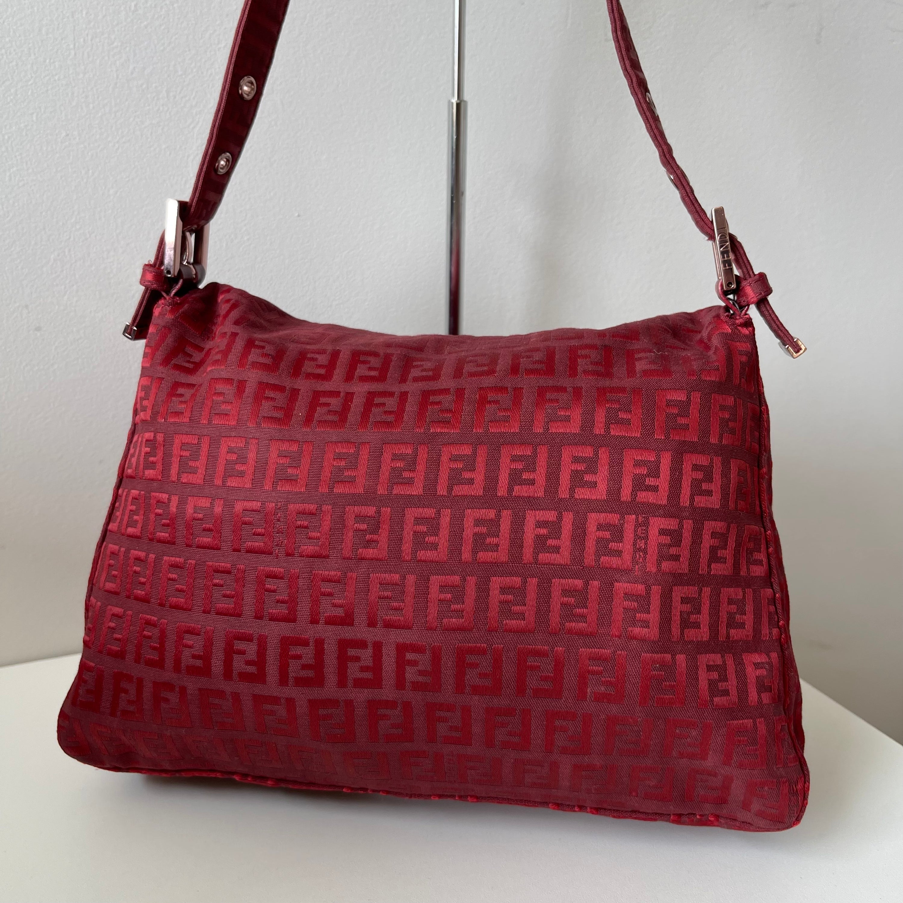 Fendi Mama Red Baguette