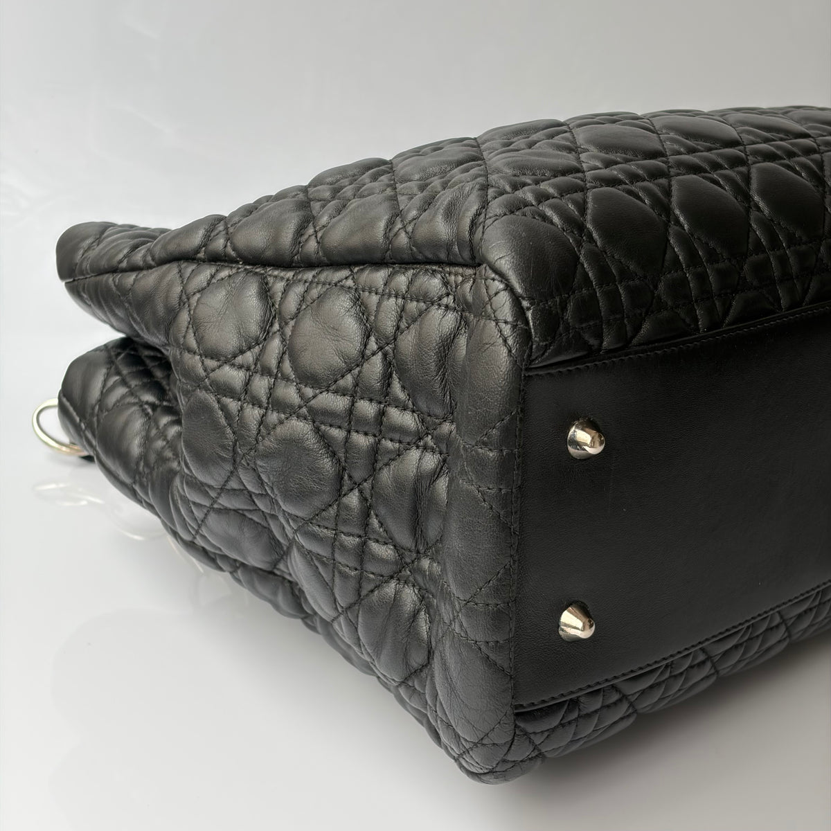 Christian Dior Soft Shopping Tote Cannage
