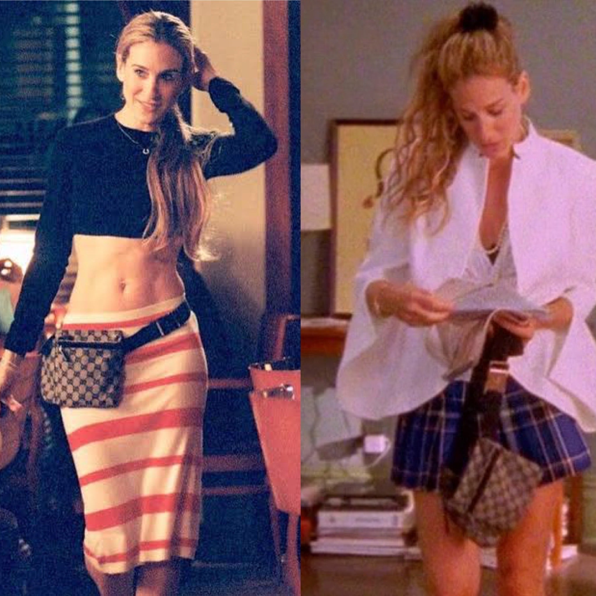 Gucci GG Canvas Sherry Line Belt Bag