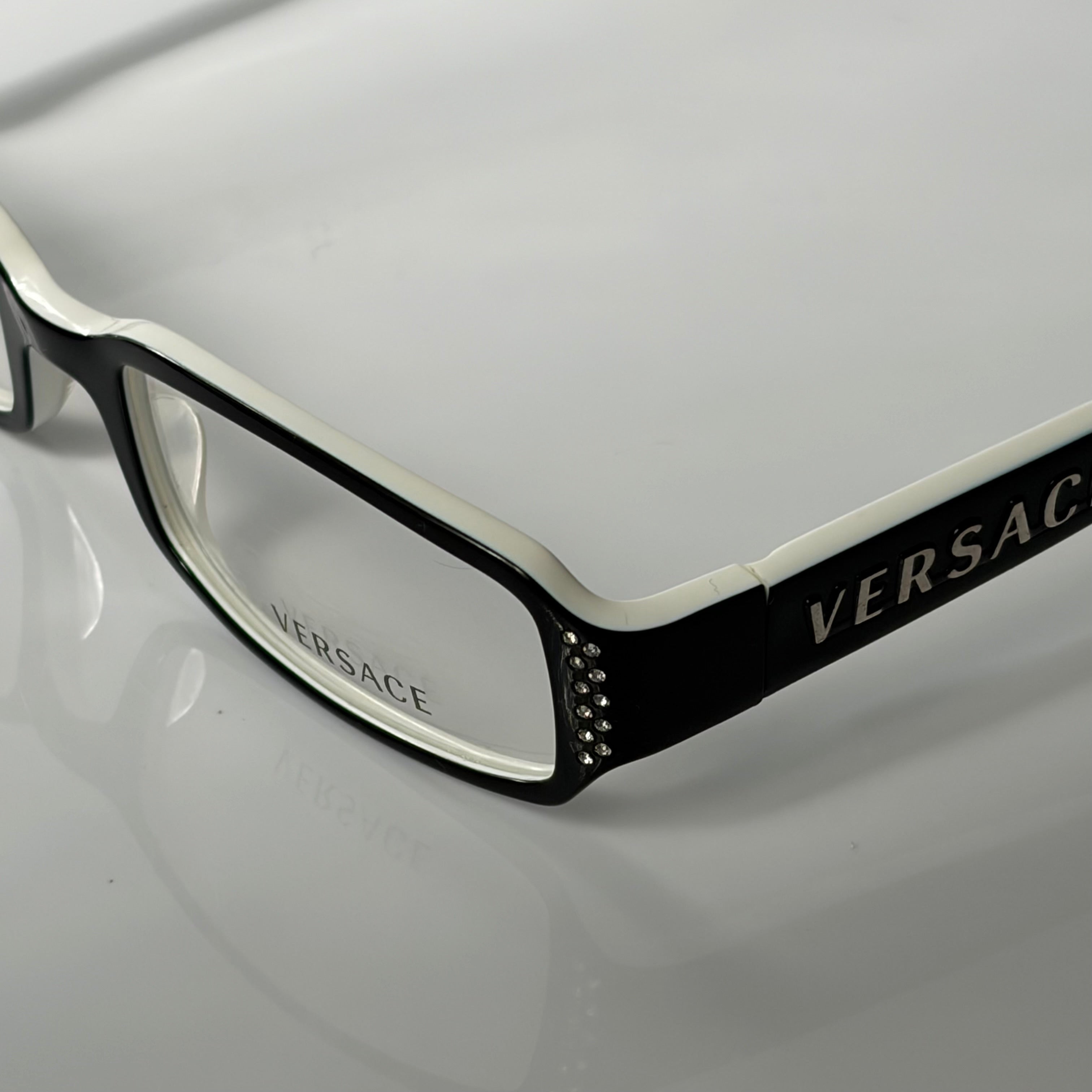 Versace Black Strass Glasses