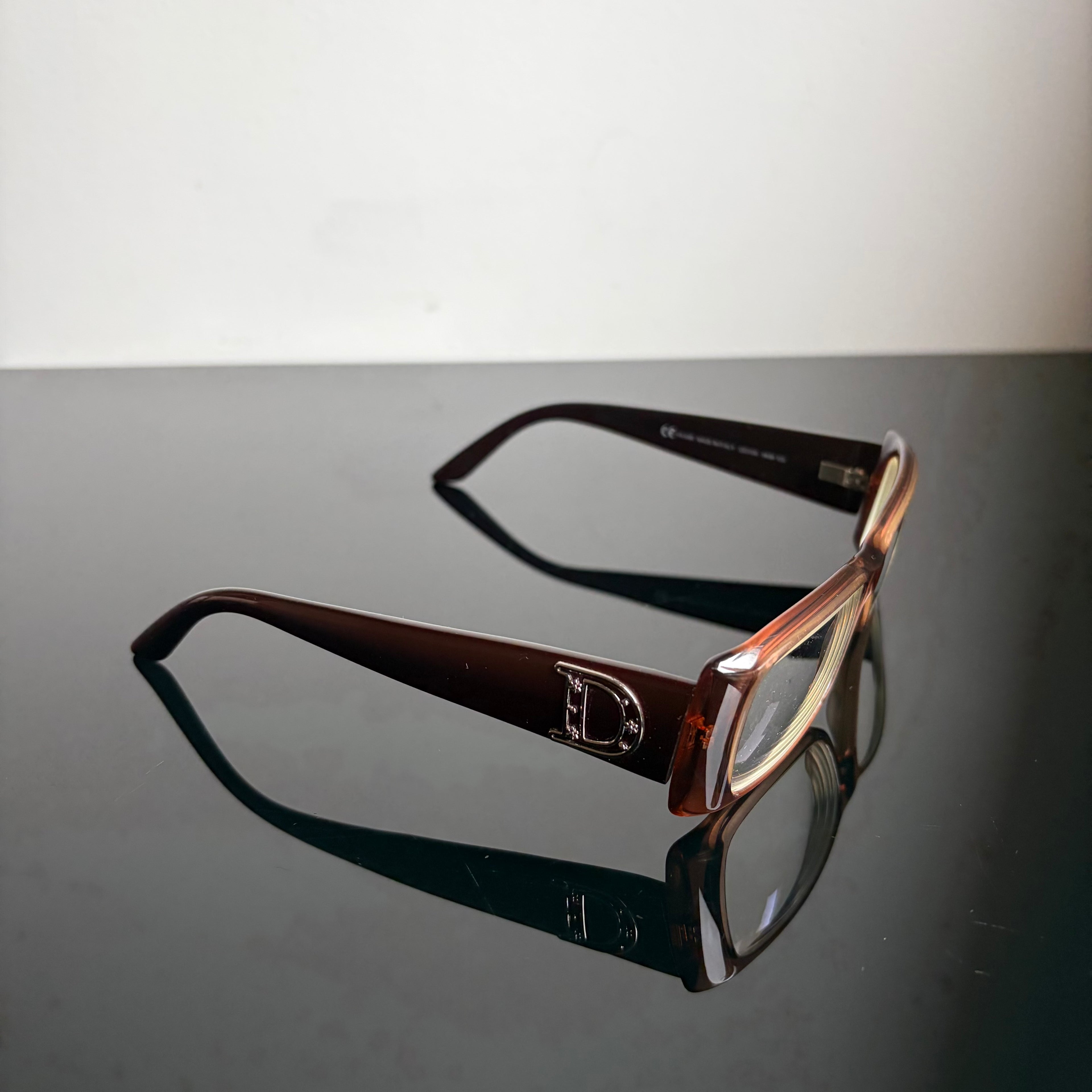 Christian Dior D Flowers Frame Glasses
