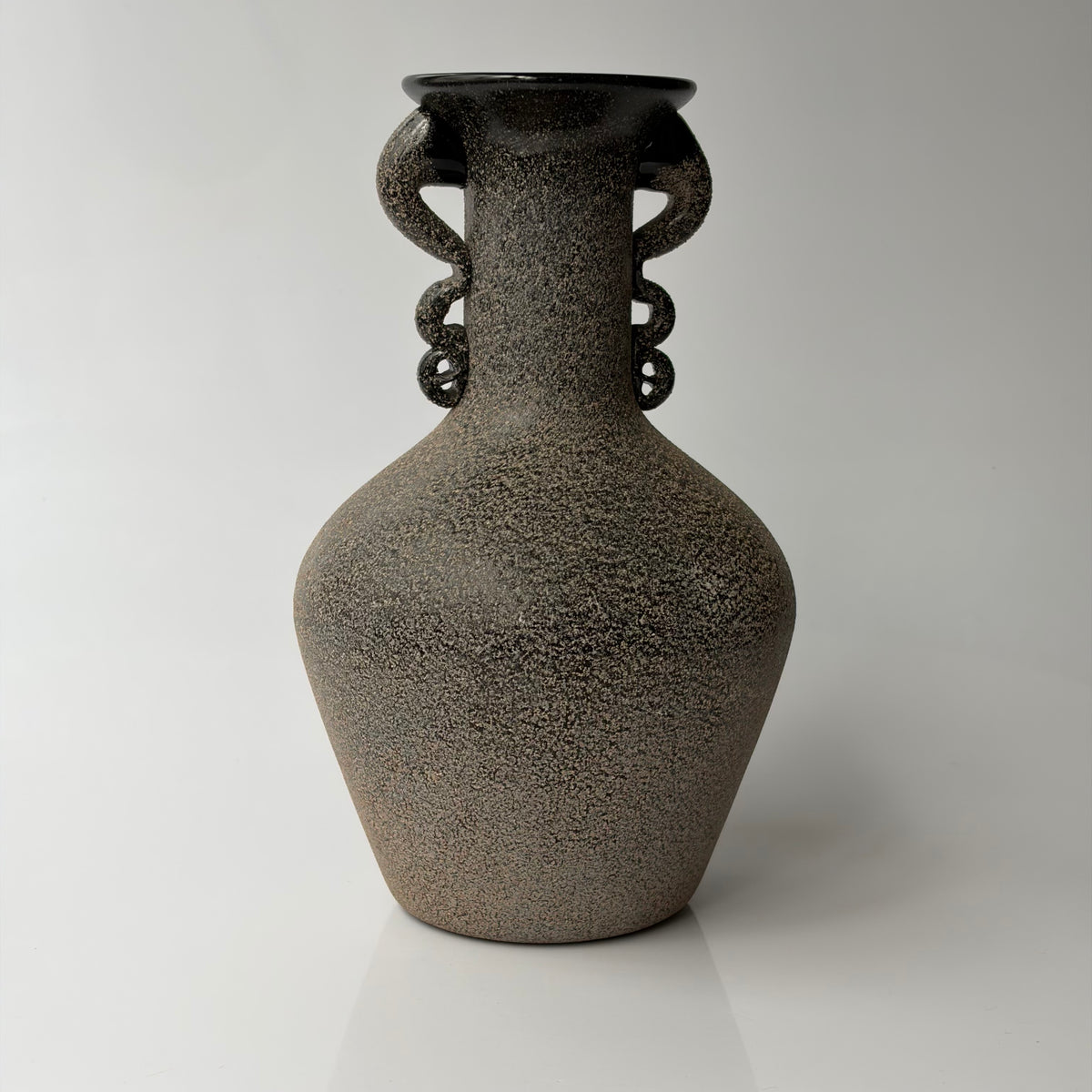 Art Deco Scavo Glass Vase
