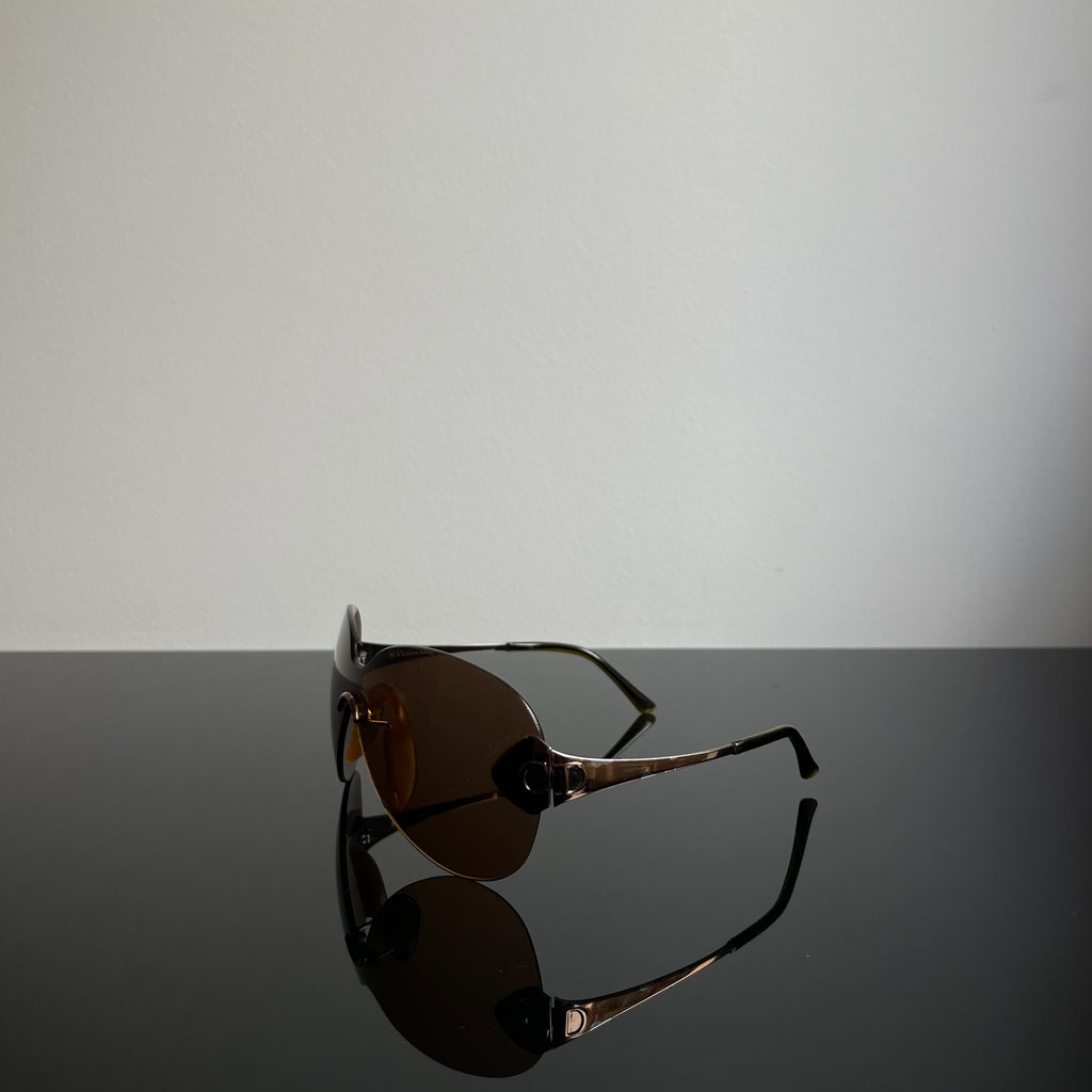 Christian Dior Pilot Brown Sunglasses