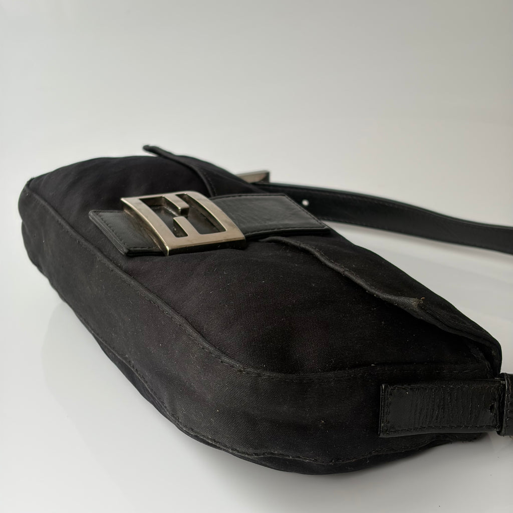 Fendi Baguette Black Cloth