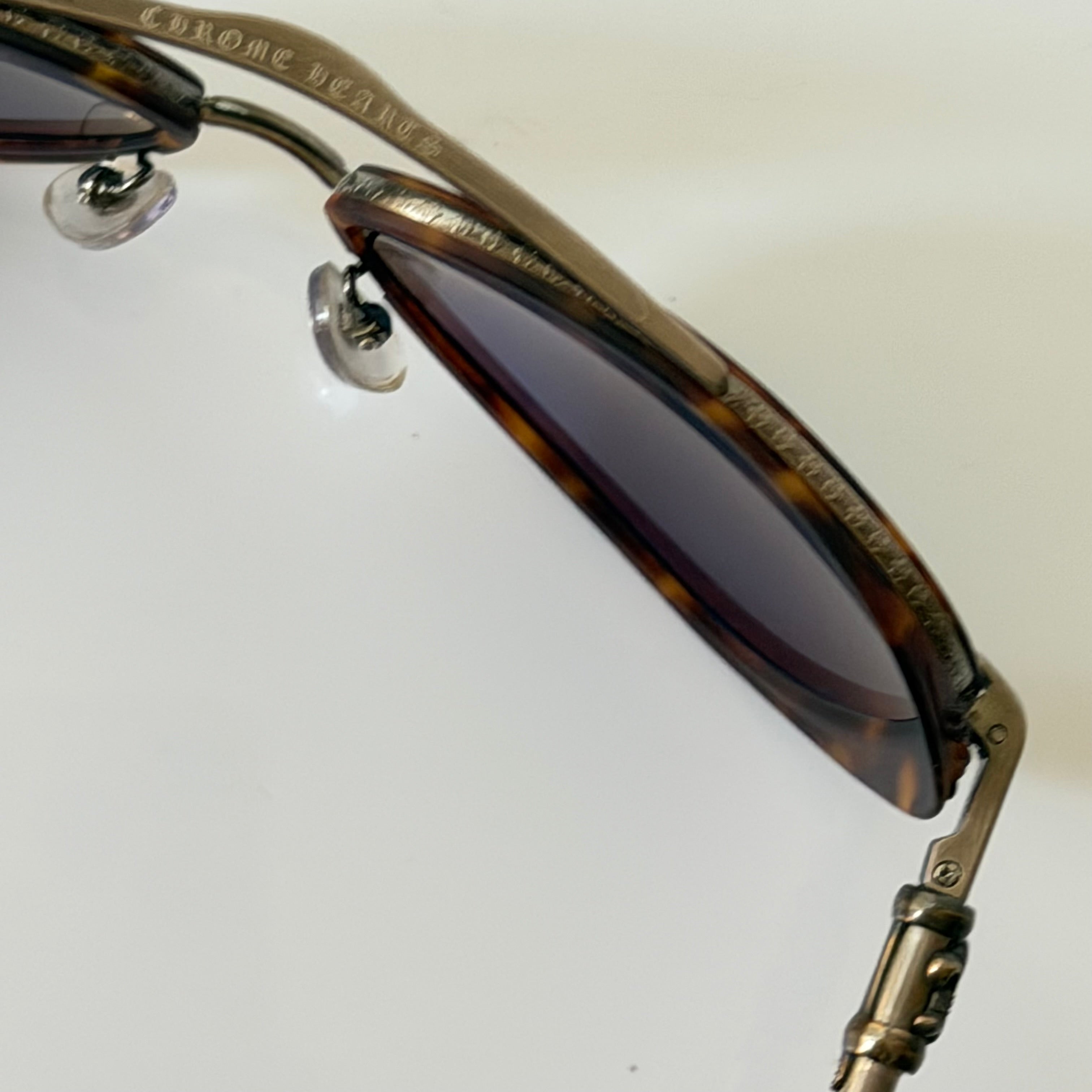 Chrome Hearts Jackwacker II Tortoise Sunglasses