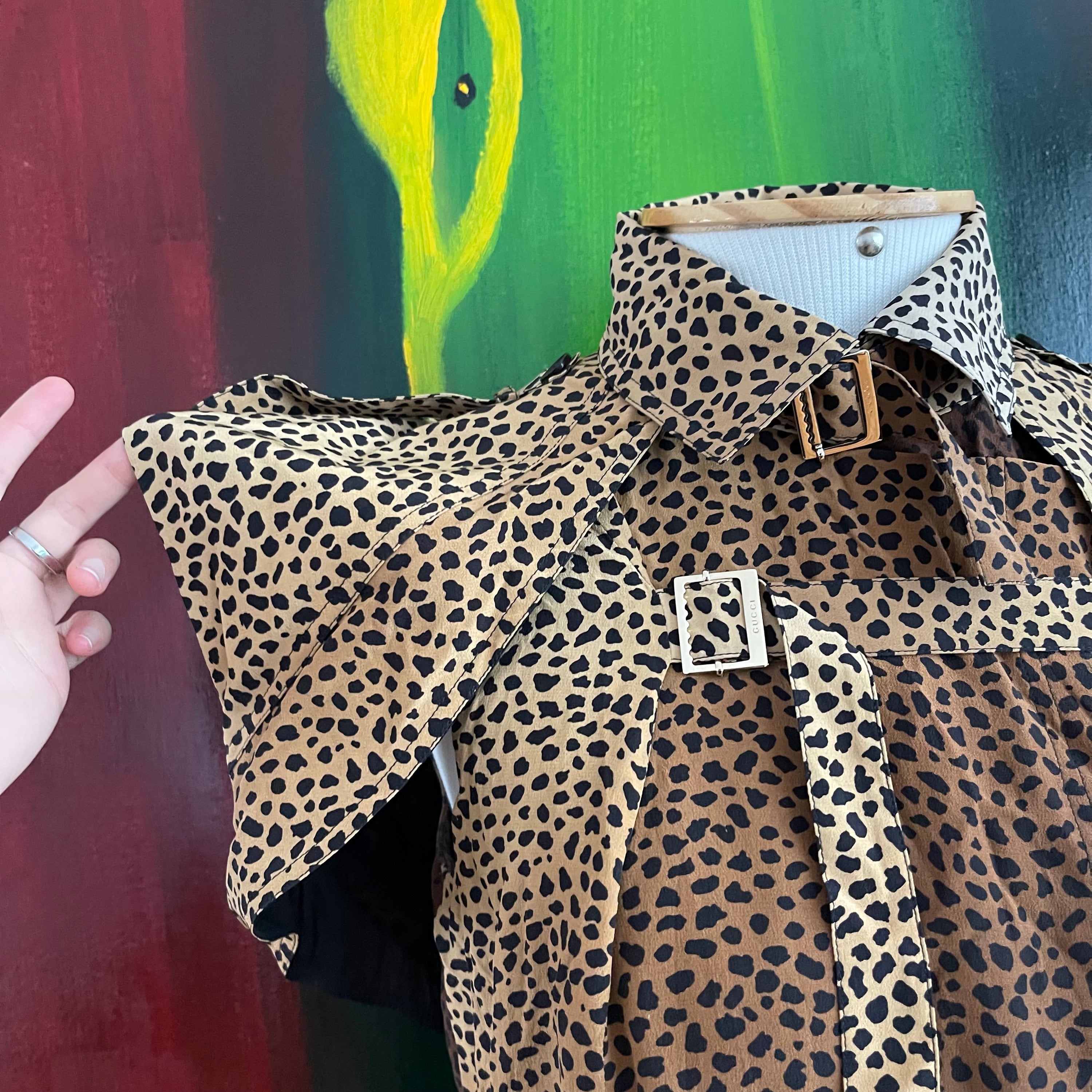 Gucci Pre-Fall 2010 Leopard Print Silk Dress