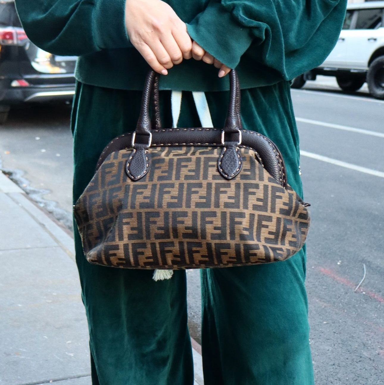 Fendi Doctor Selleria Monogram Bag
